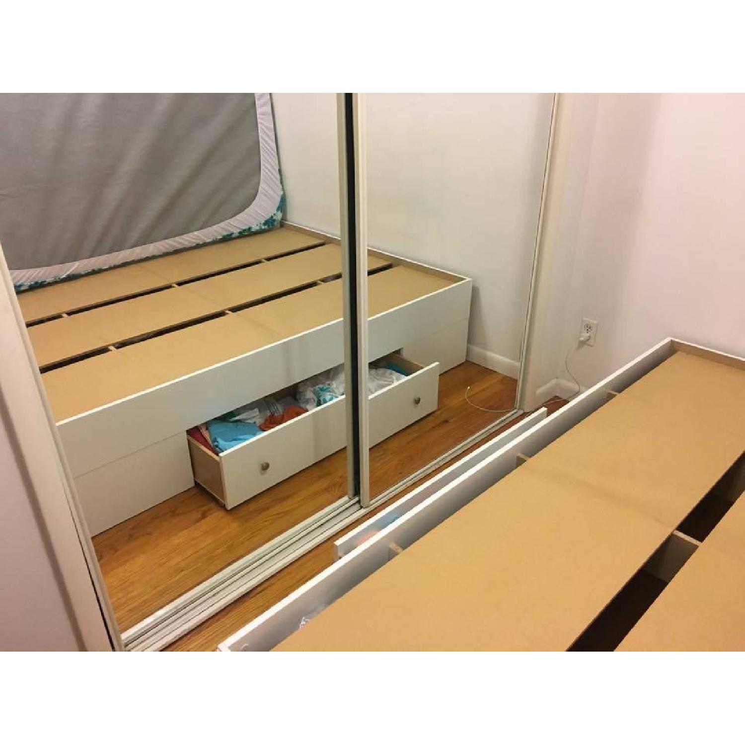 Nexera Full Size 2-Drawer Storage Bed in White - image-2