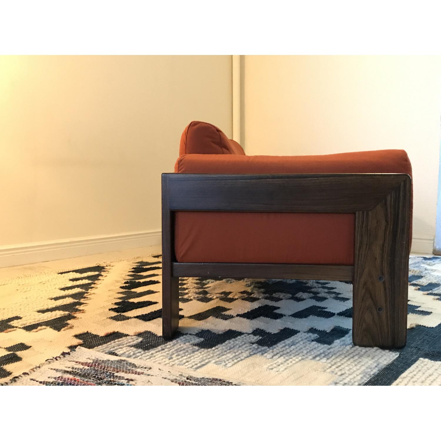 Tobia Scarpa for Knoll Bastiano Rosewood Sofa in Merino Wool - image-2