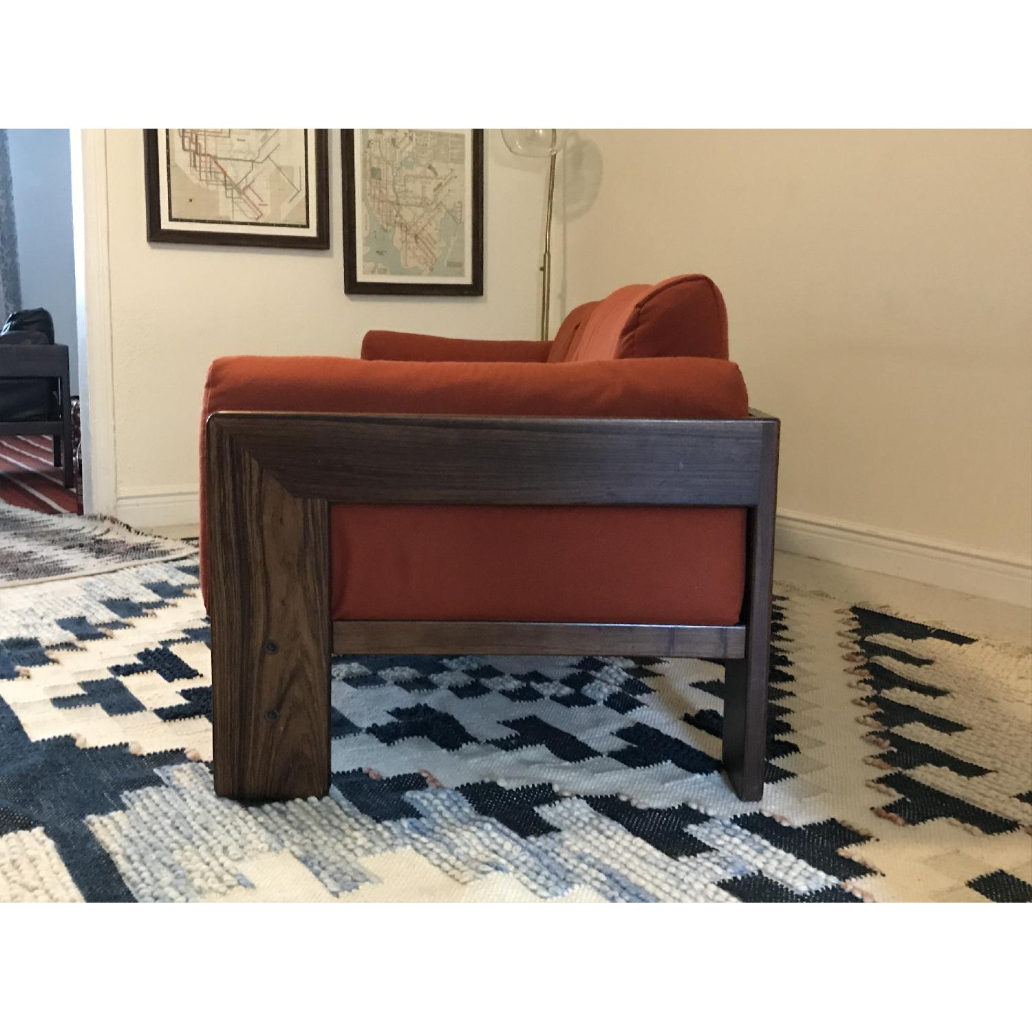 Tobia Scarpa for Knoll Bastiano Rosewood Sofa in Merino Wool - image-3