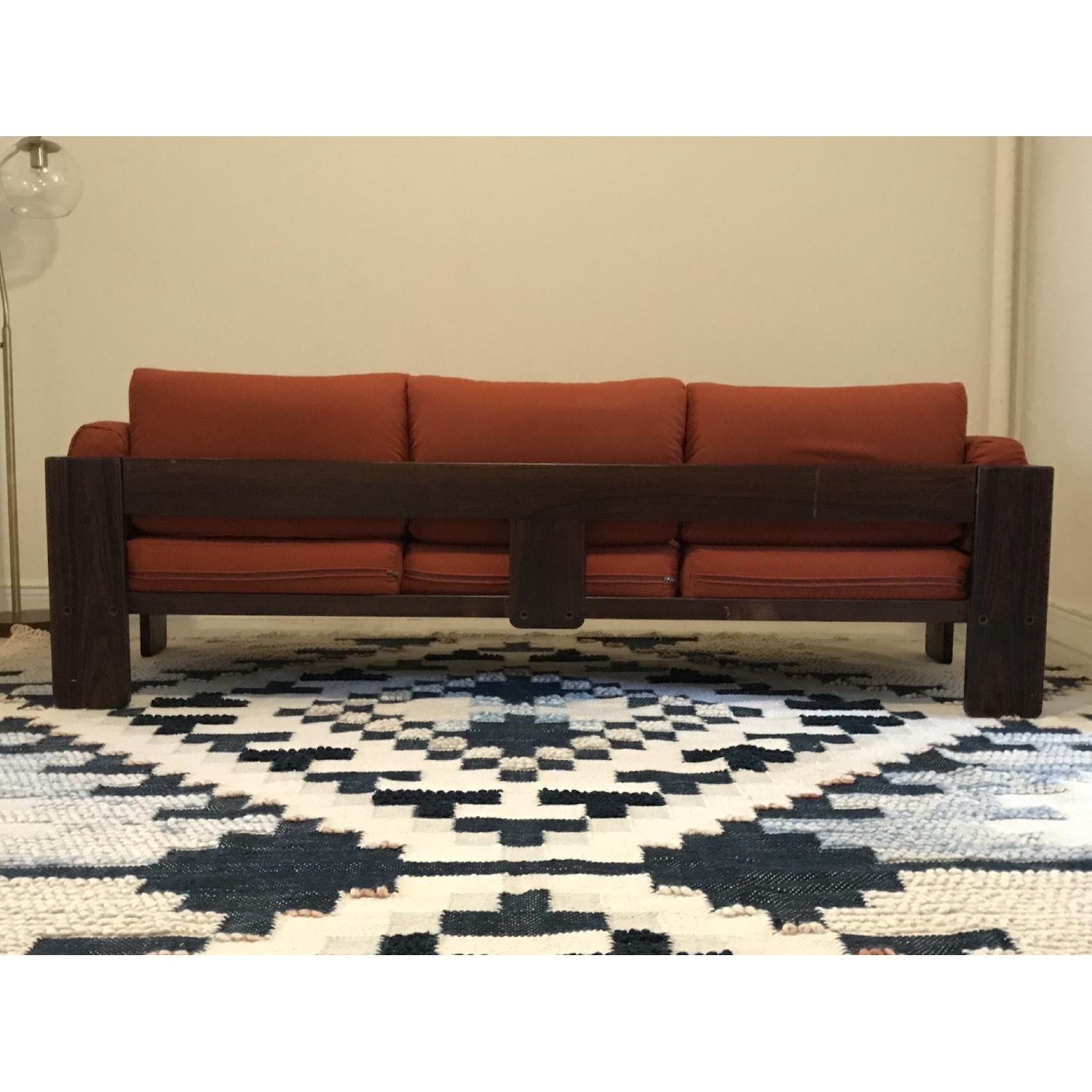 Tobia Scarpa for Knoll Bastiano Rosewood Sofa in Merino Wool - image-4