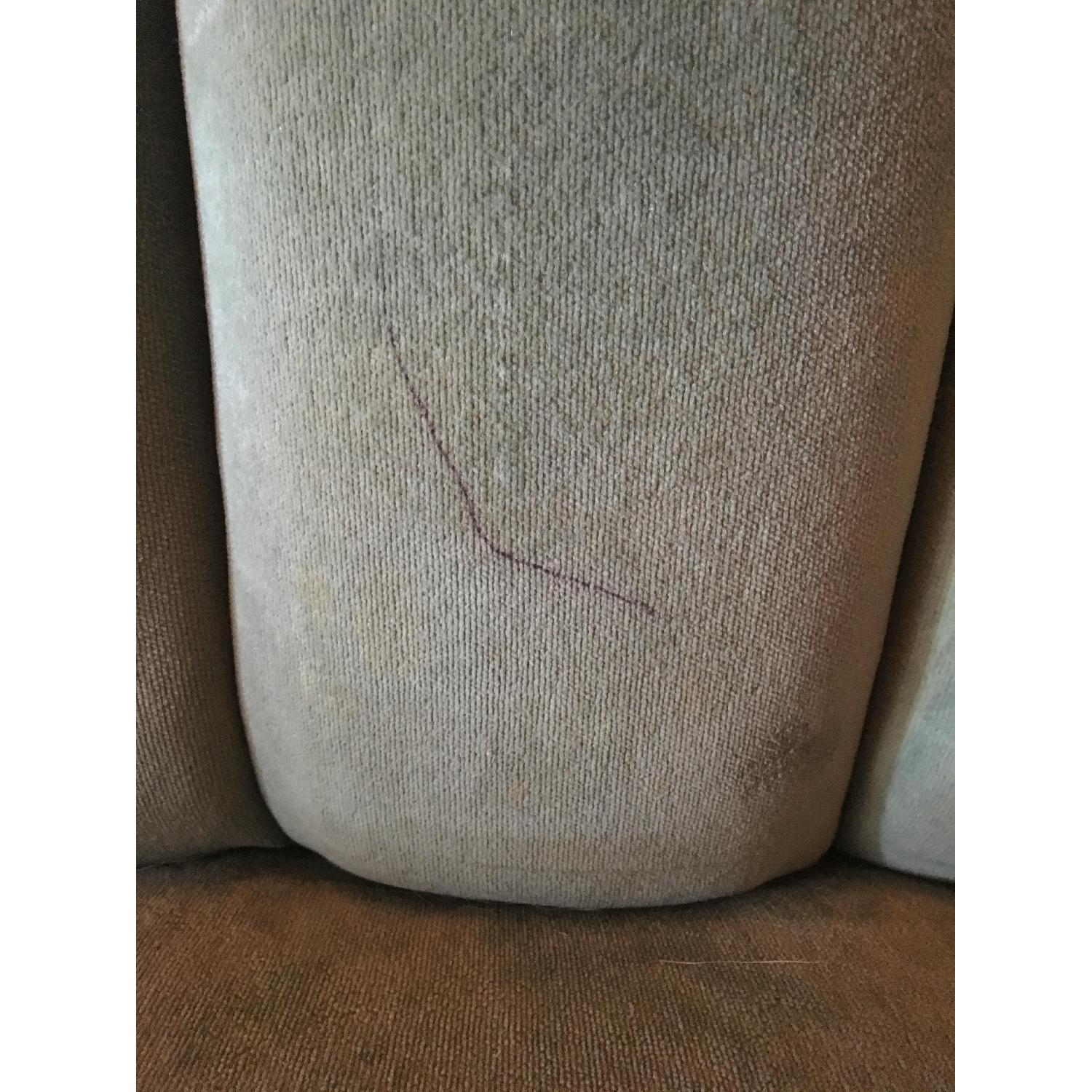 Vintage Deep Seafoam Seashell Couch - image-7