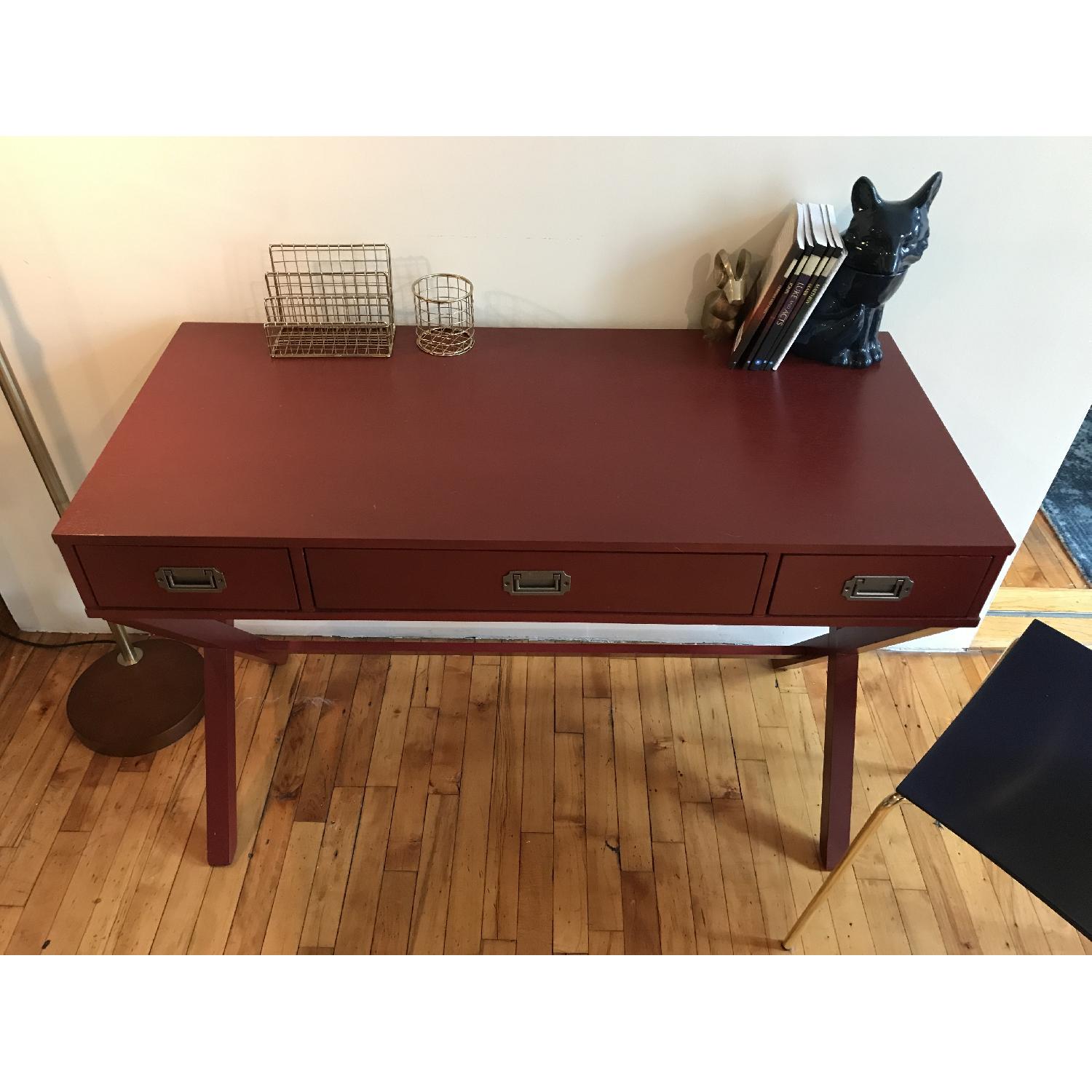 Target Threshold Red Oriental Desk - image-5