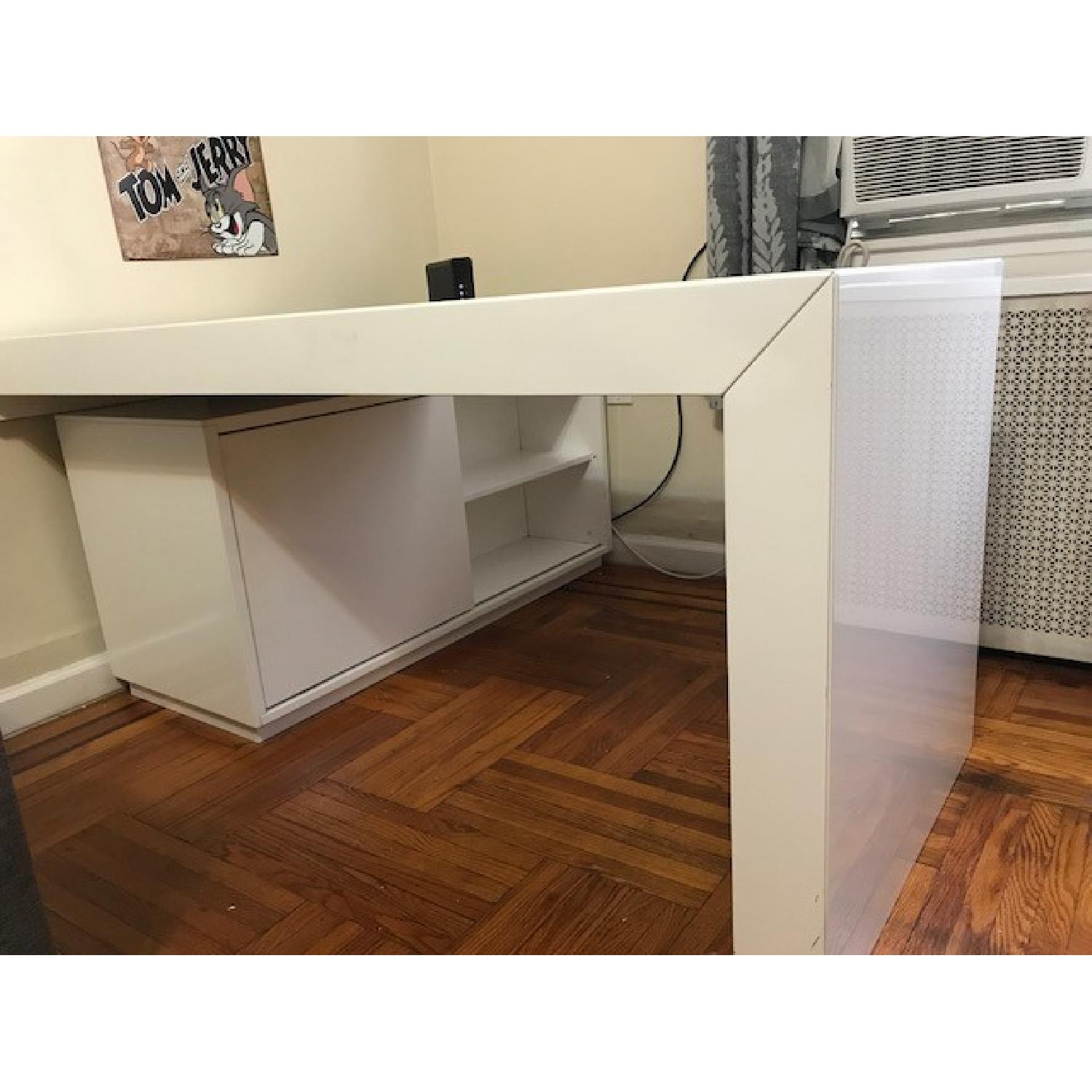 J&M Furniture Waterman L-Shape Computer Desk w/ Hutch - image-3