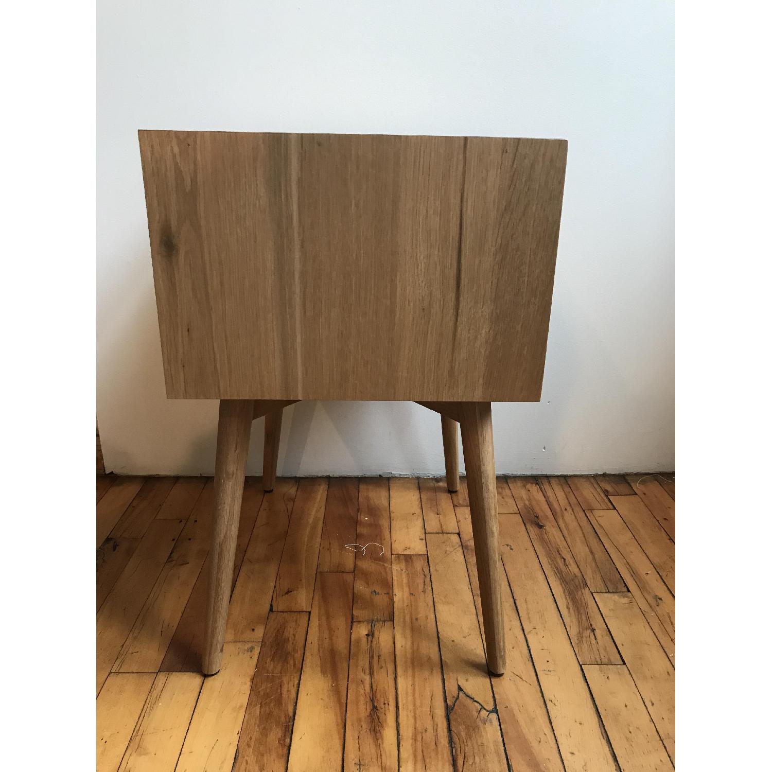 West Elm Mid Century Nightstand in Light Brown - image-3