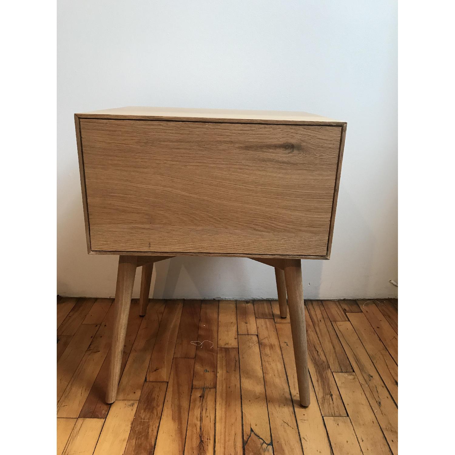 West Elm Mid Century Nightstand in Light Brown - image-4