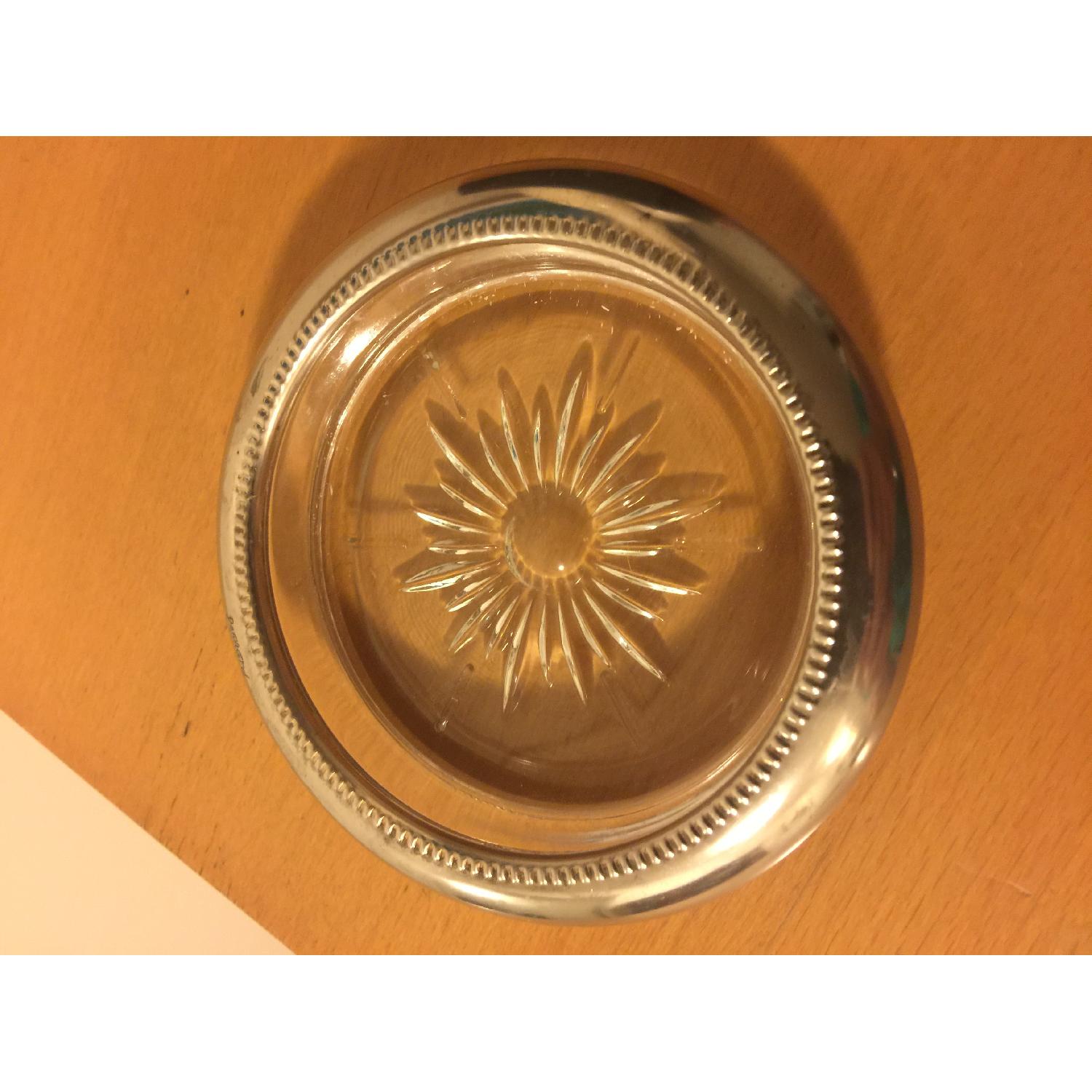 Italian Silverplated Coasters - image-1