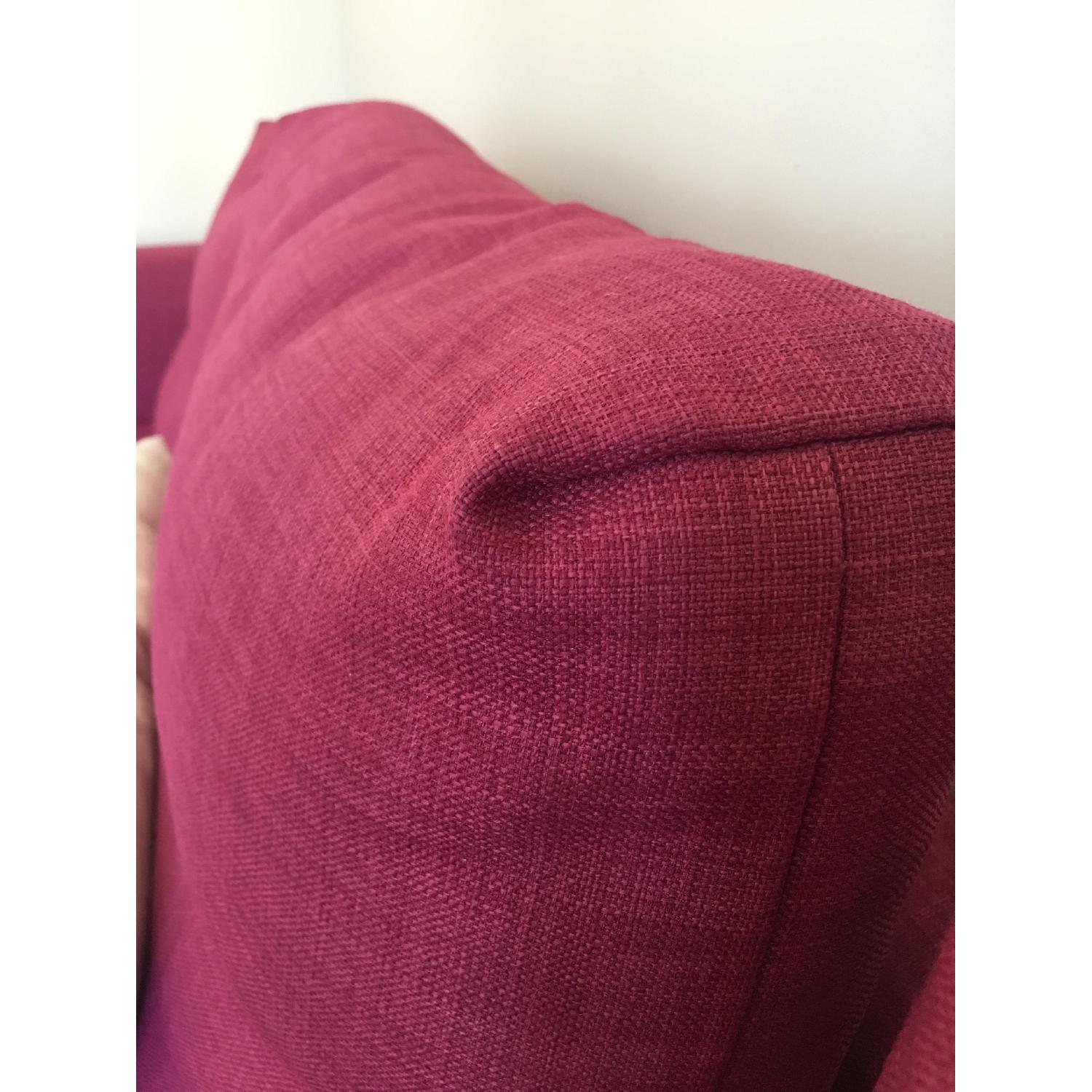 Ikea Friheten Pink 3 Piece Sleeper Sectional Sofa w/ Storage - image-3