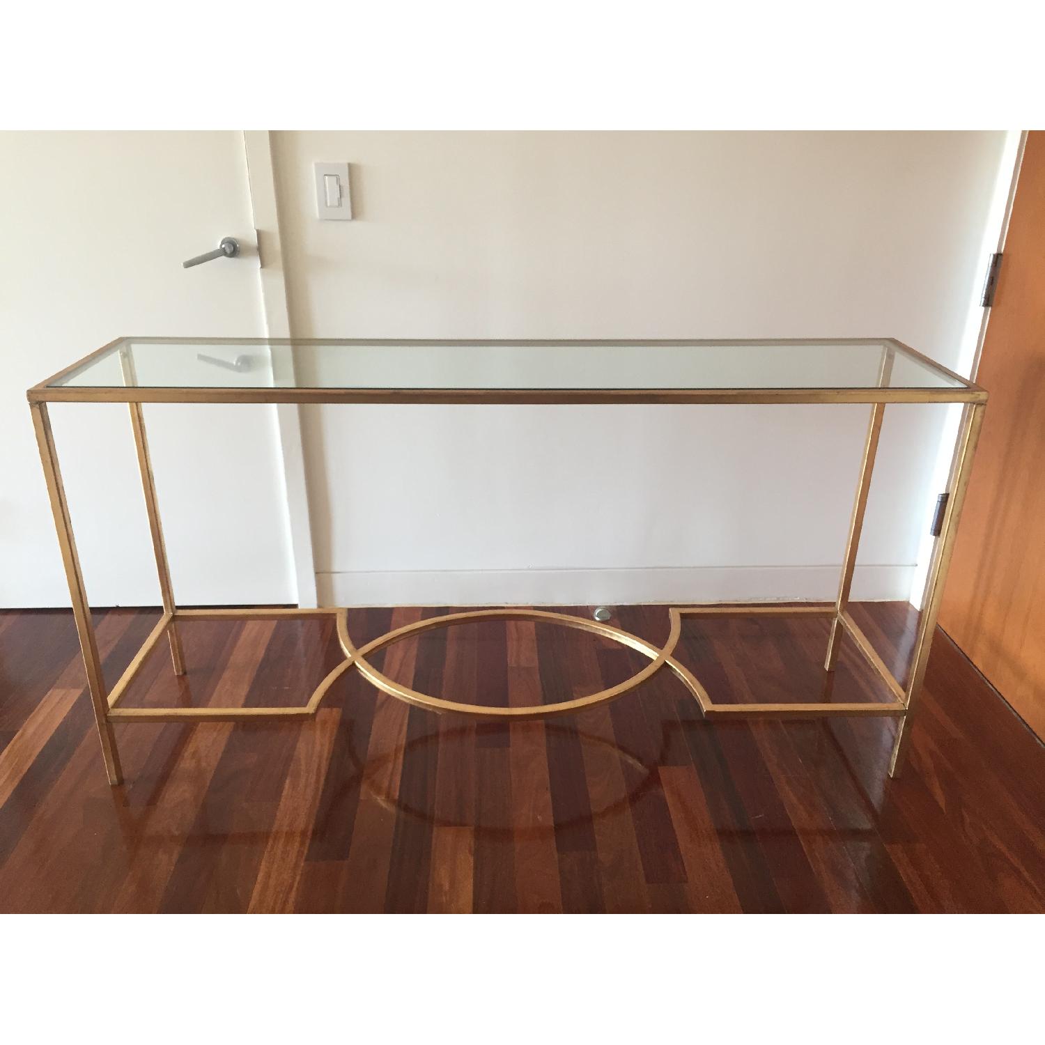 One King's Lane Kellen Console Table in Gold - image-1