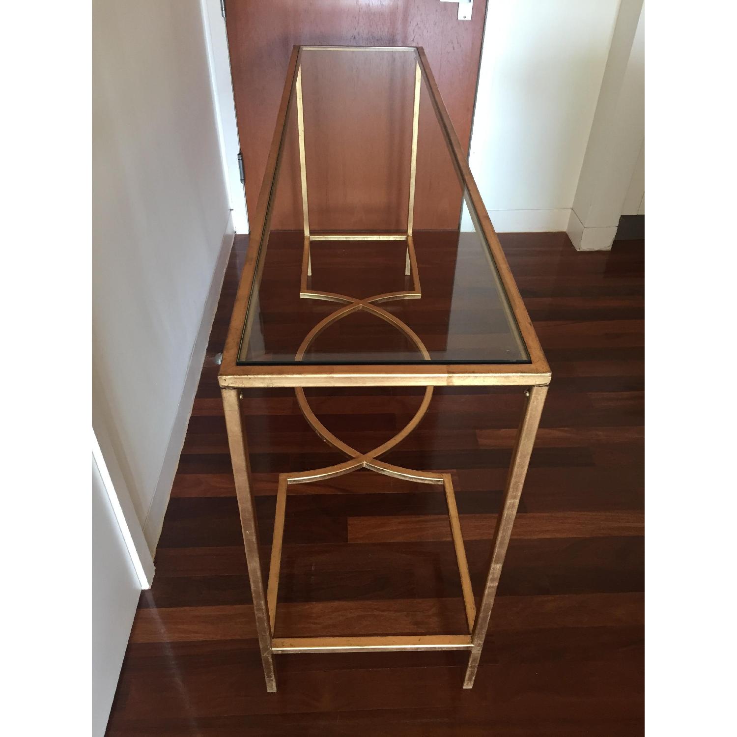 One King's Lane Kellen Console Table in Gold - image-2