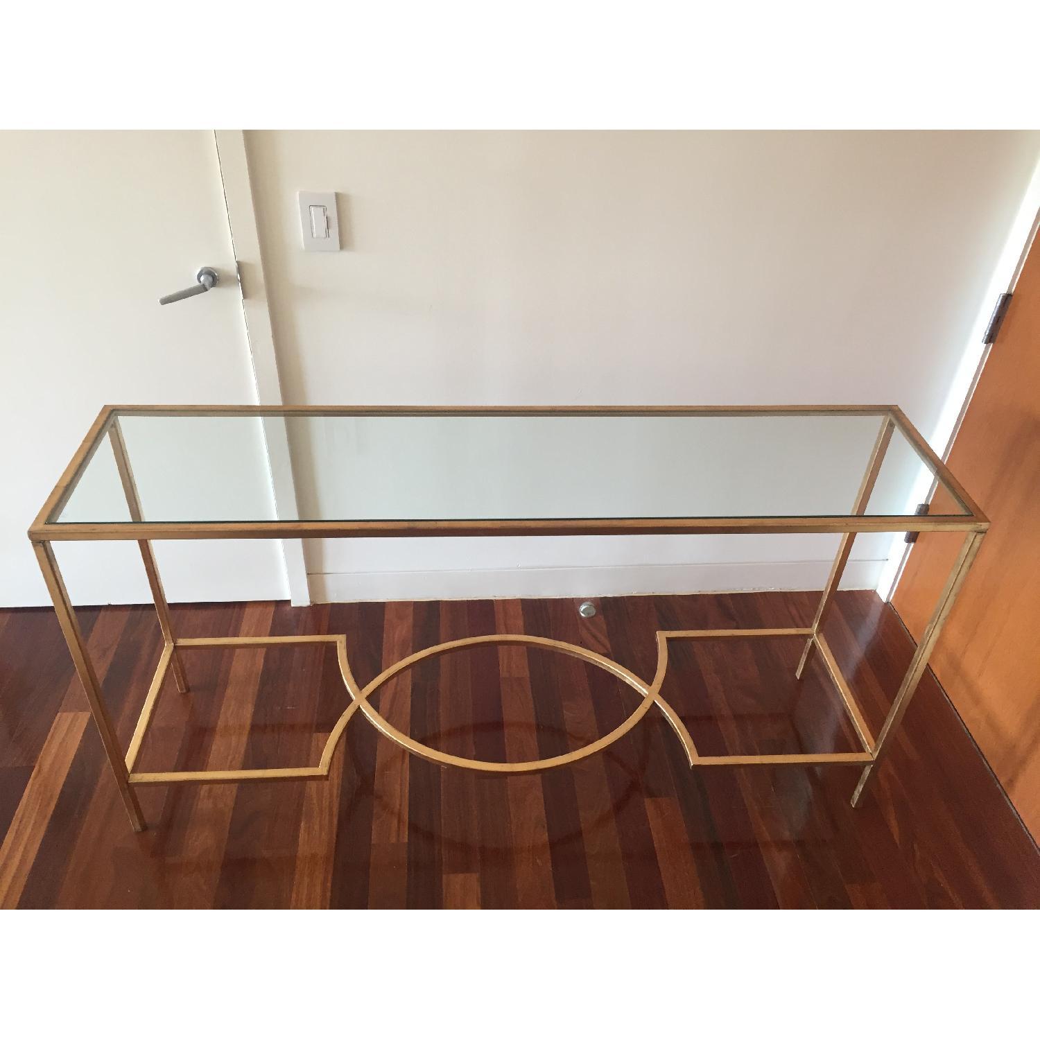 One King's Lane Kellen Console Table in Gold - image-3