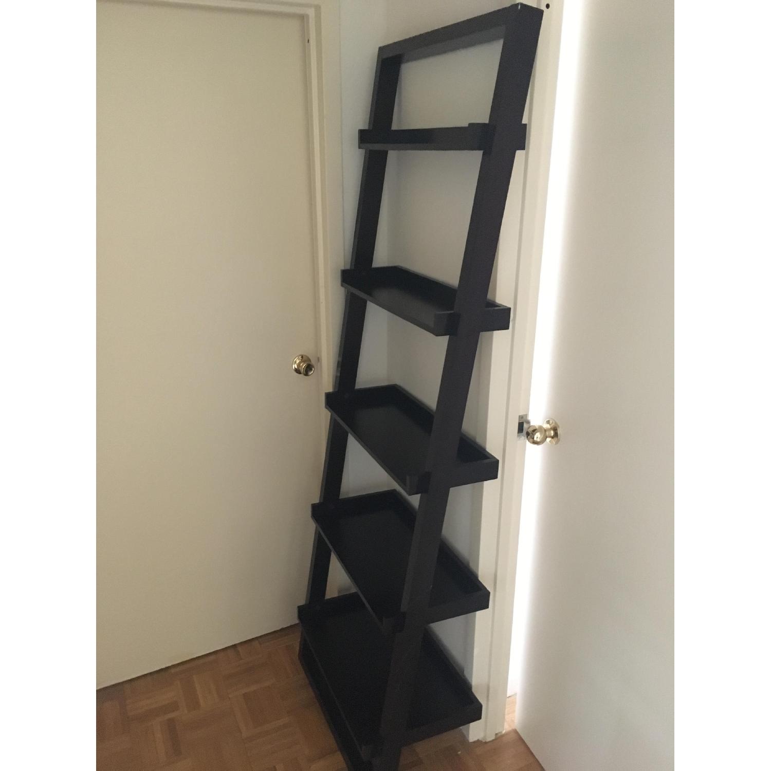 Crate & Barrel Sloane Leaning Bookshelf - image-2