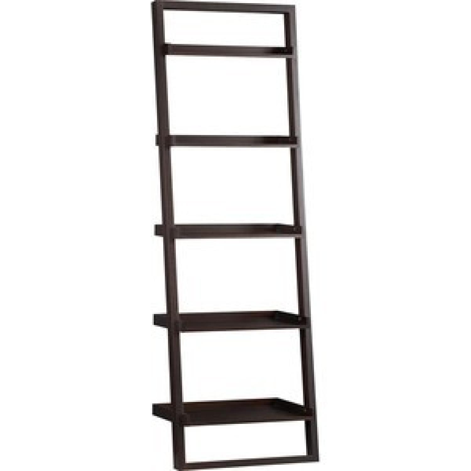 Crate & Barrel Sloane Leaning Bookshelf - image-0