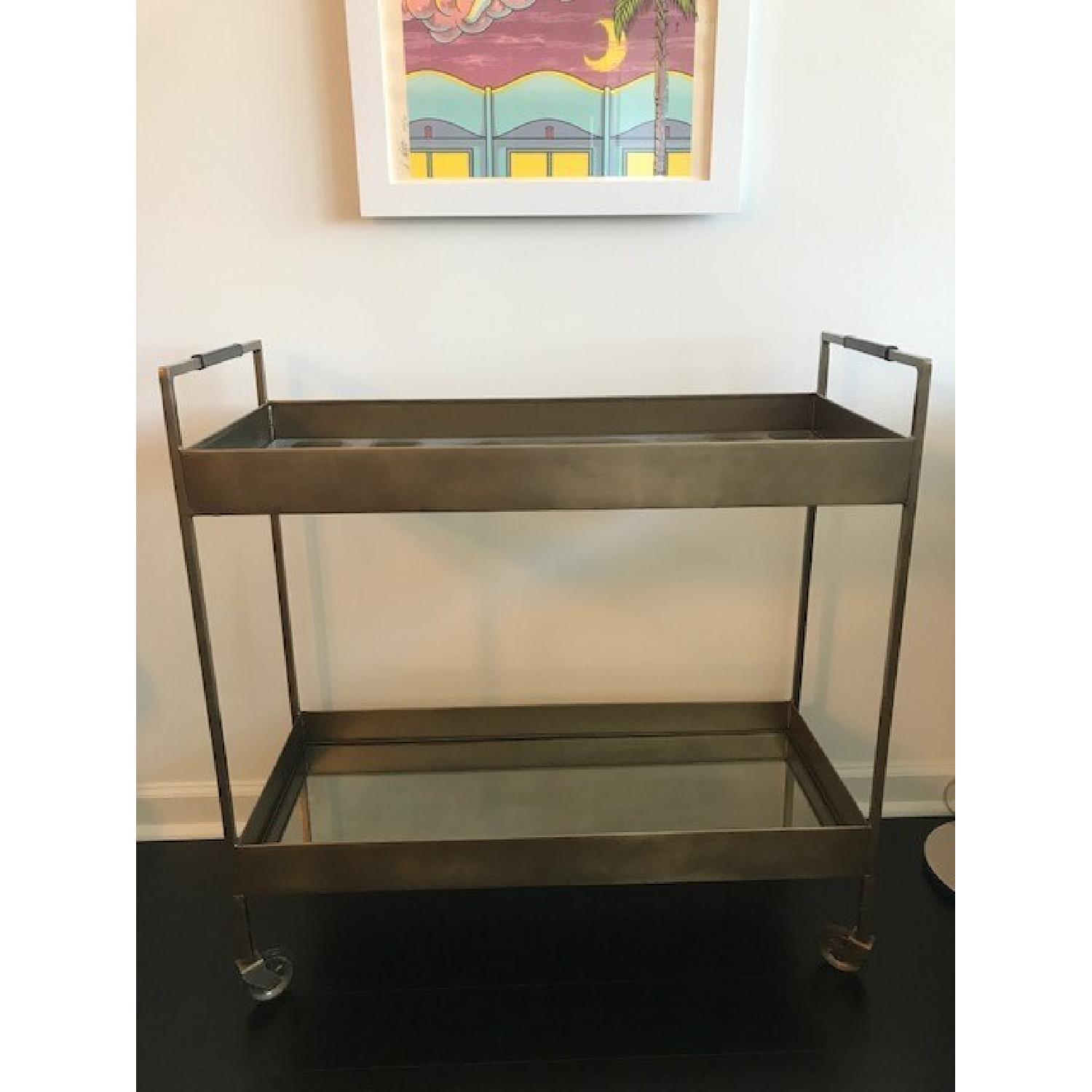 Crate & Barrel Bar Cart - image-1