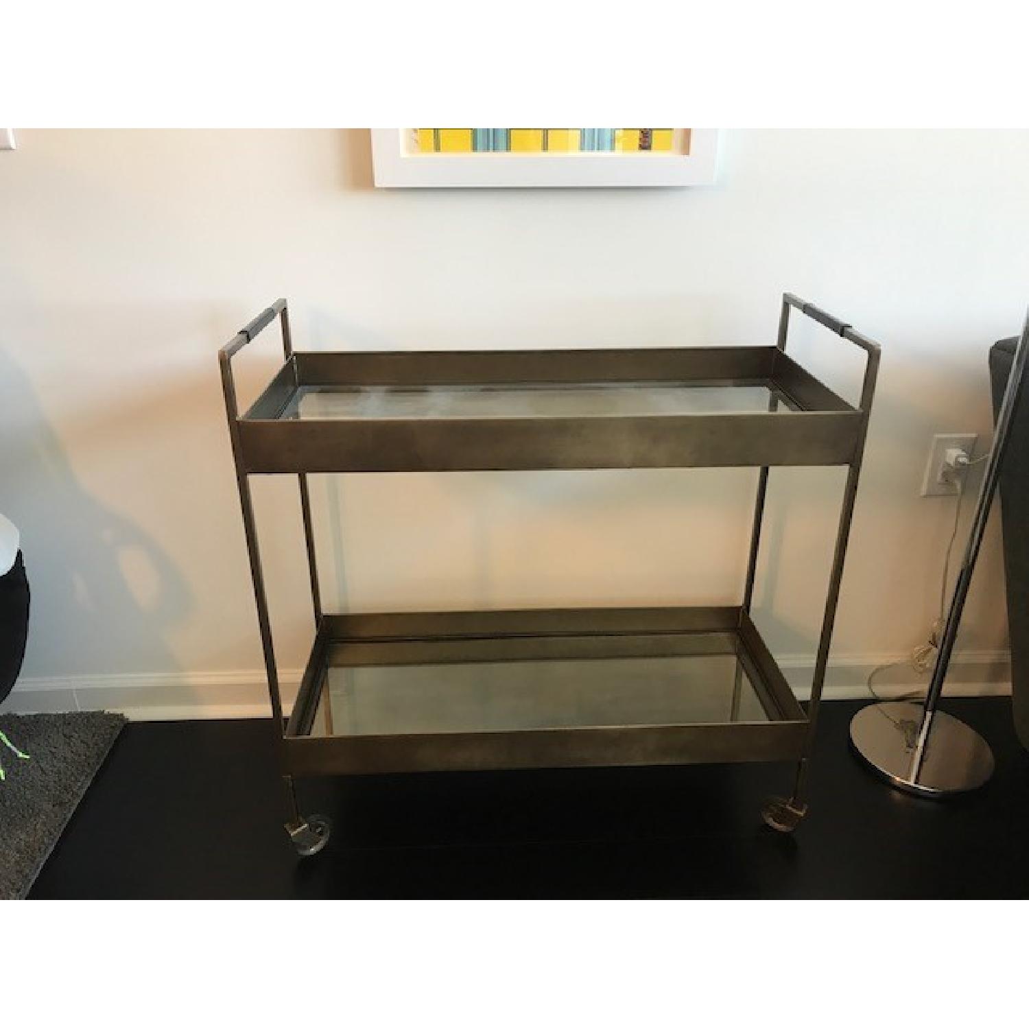 Crate & Barrel Bar Cart - image-2