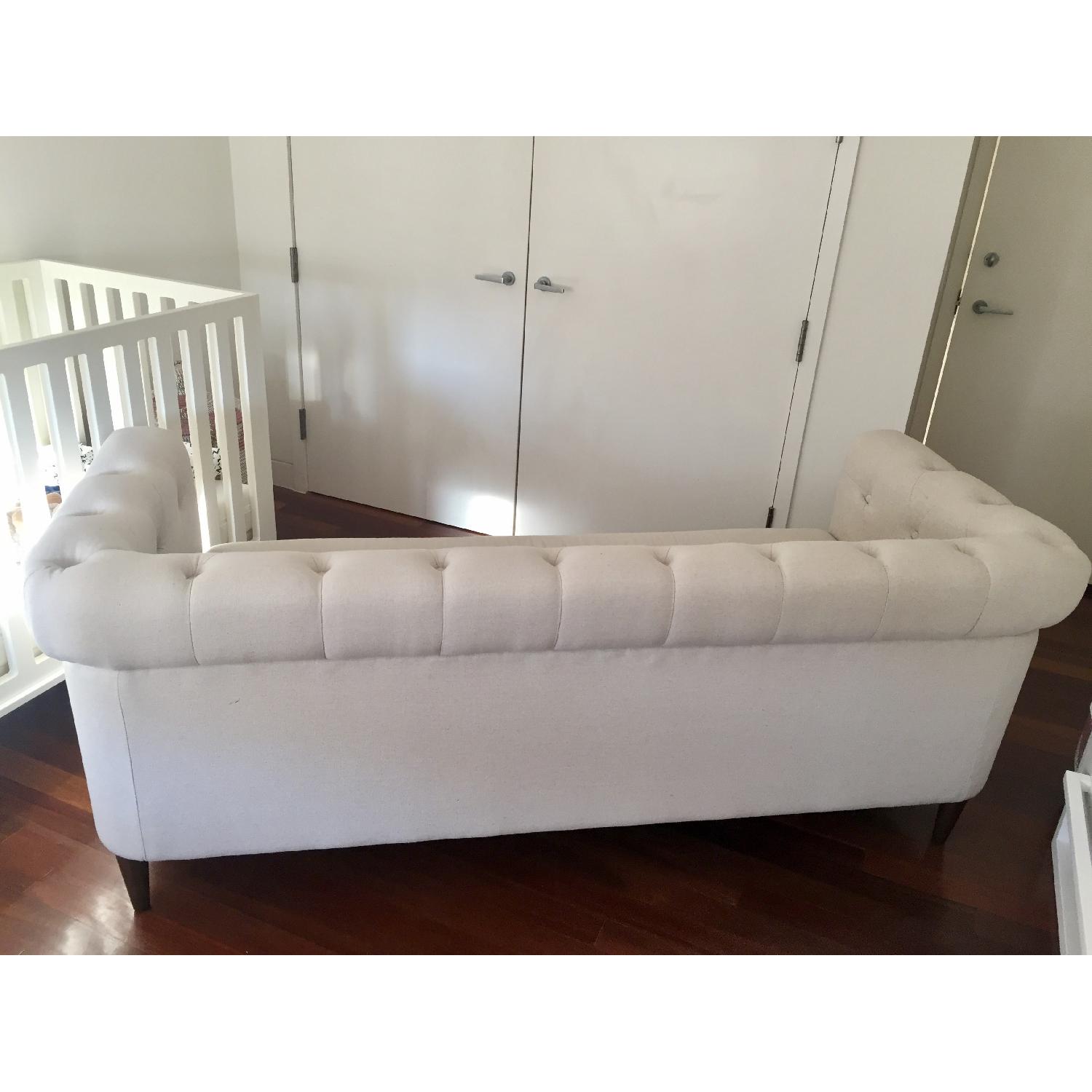 One King's Lane Alexa Tufted Sofa in Off-White - image-3