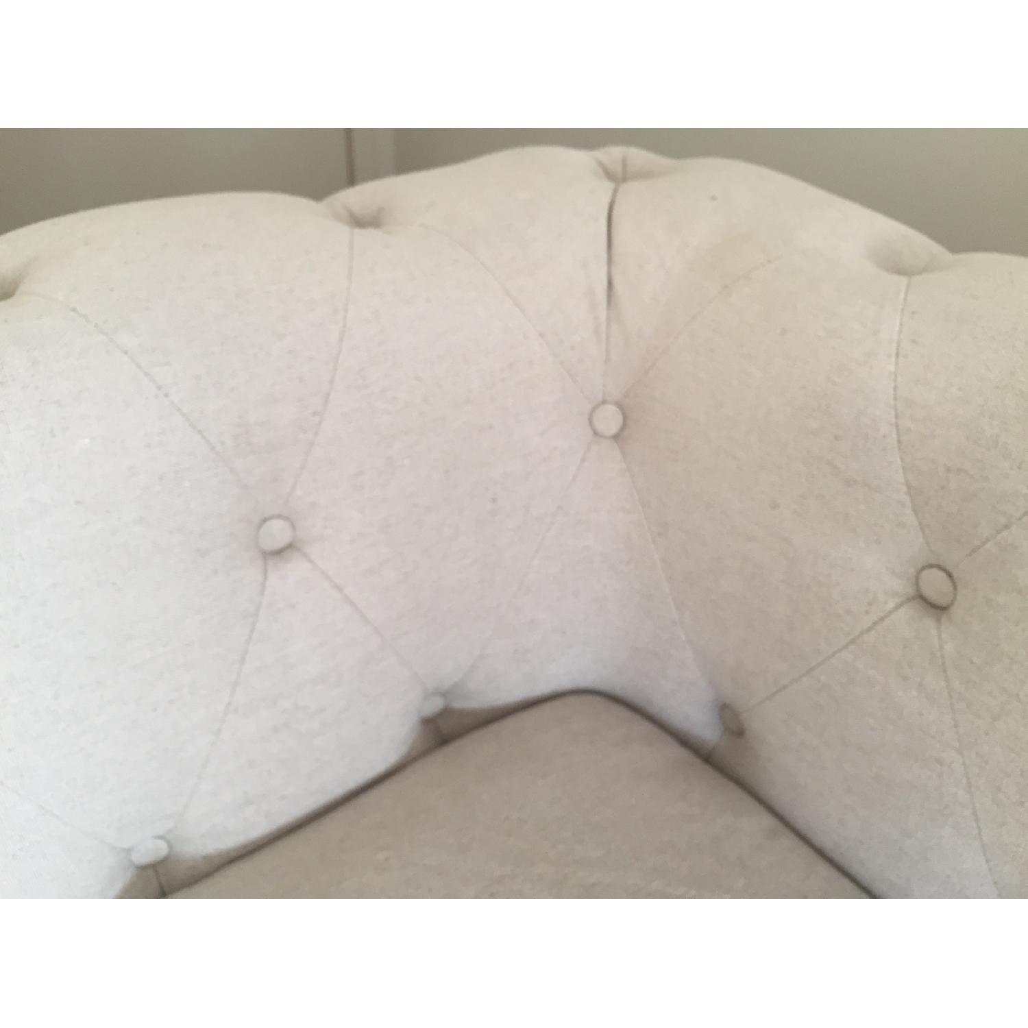 One King's Lane Alexa Tufted Sofa in Off-White - image-4
