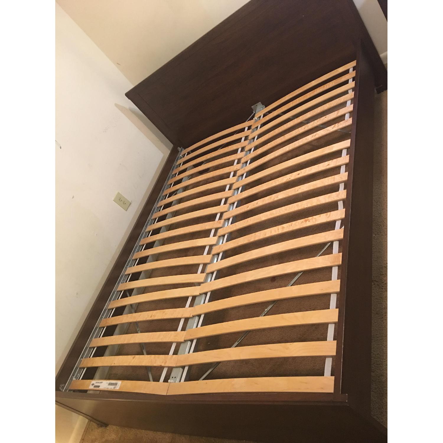 Ikea Brusali Queen Size Bed Frame AptDeco