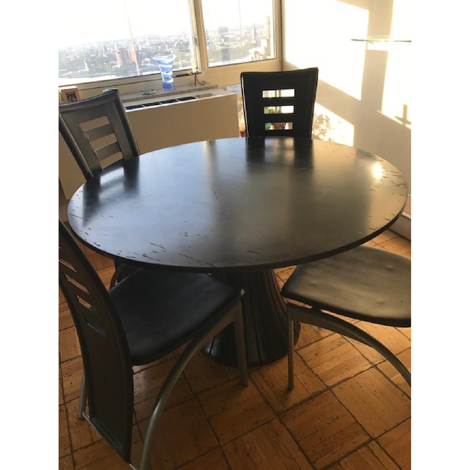 Room & Board Cyprus Round Table w/ 4 Chairs - image-3