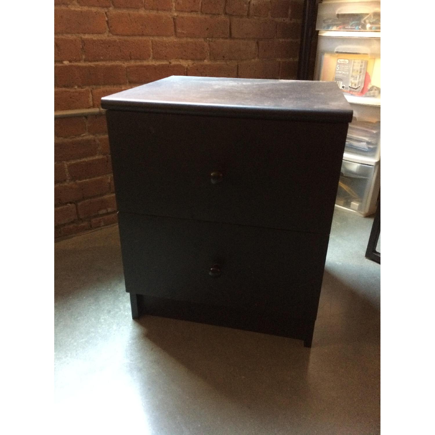 Ikea 2 Drawer Nightstand - image-1