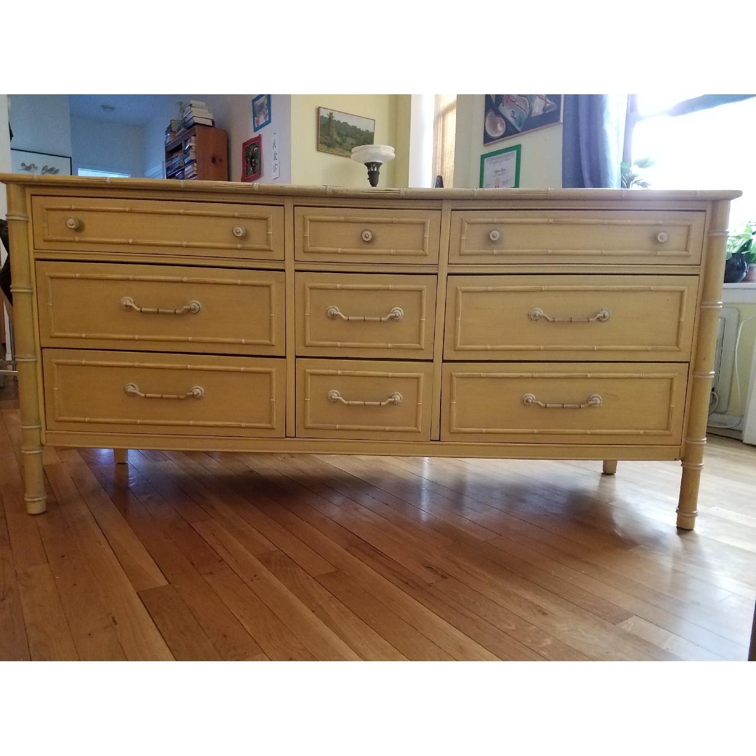Mid-Century Modern Dresser w/ Matching Mirror - image-2