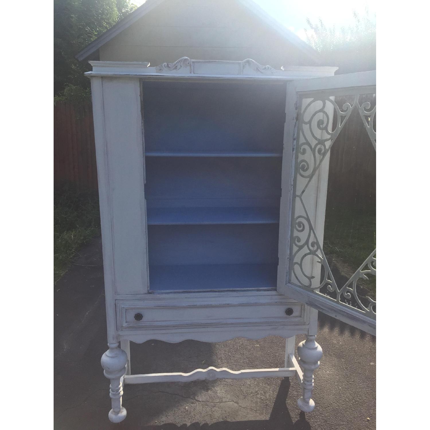 Blue & White China Cabinet - image-1