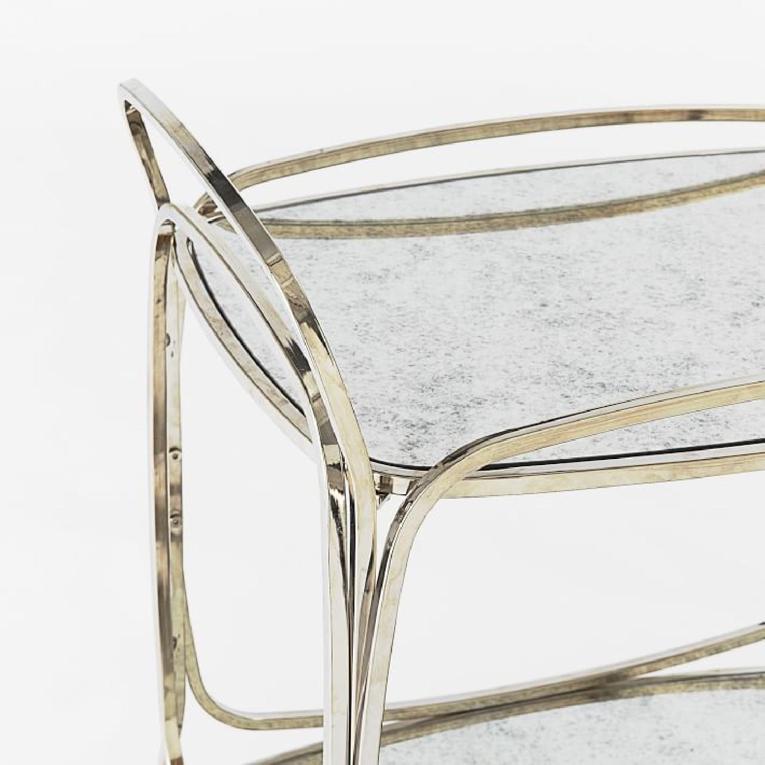 West Elm Foxed Mirror Cart - image-3