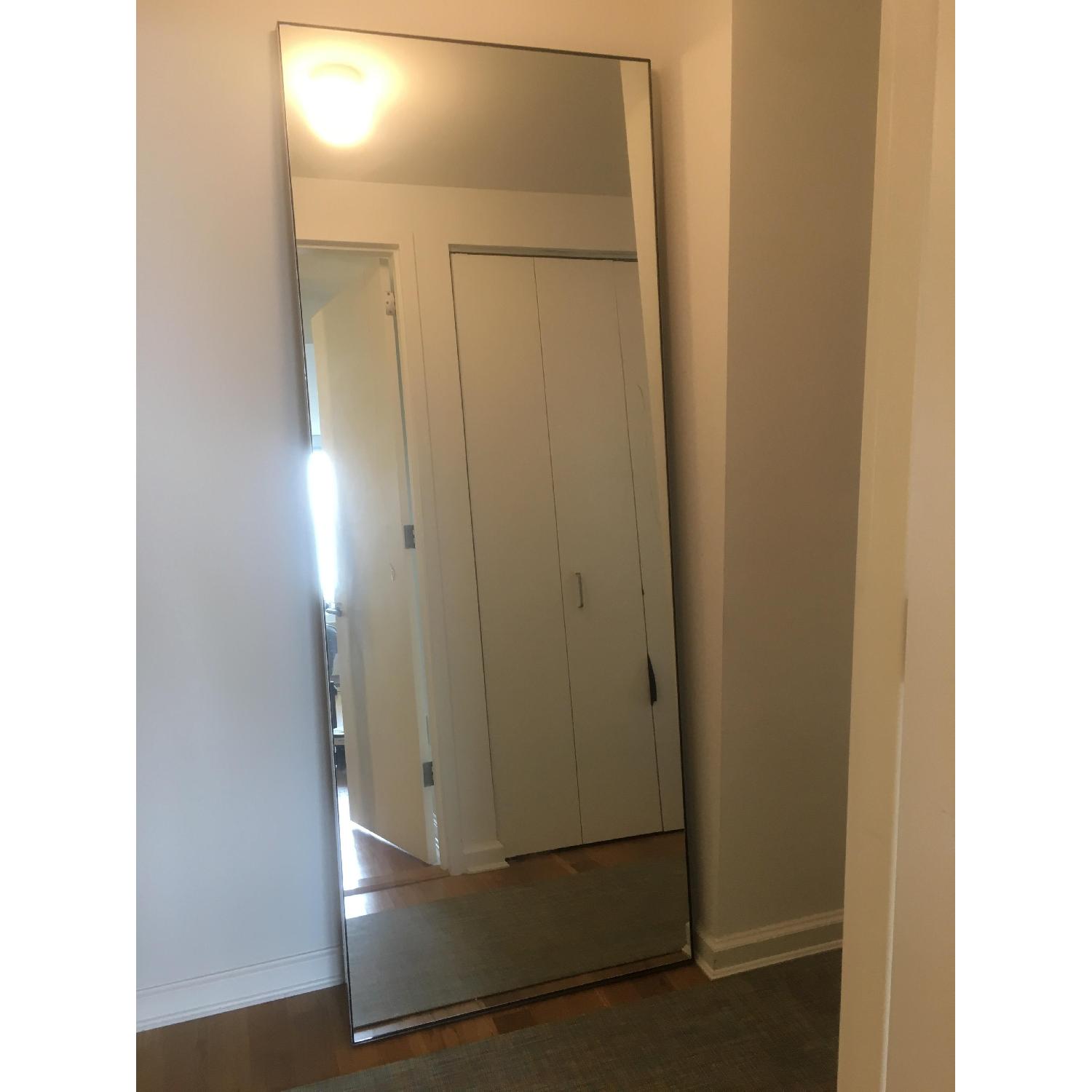 Room & Board Infinity Modern Stainless Steel Mirror - image-1