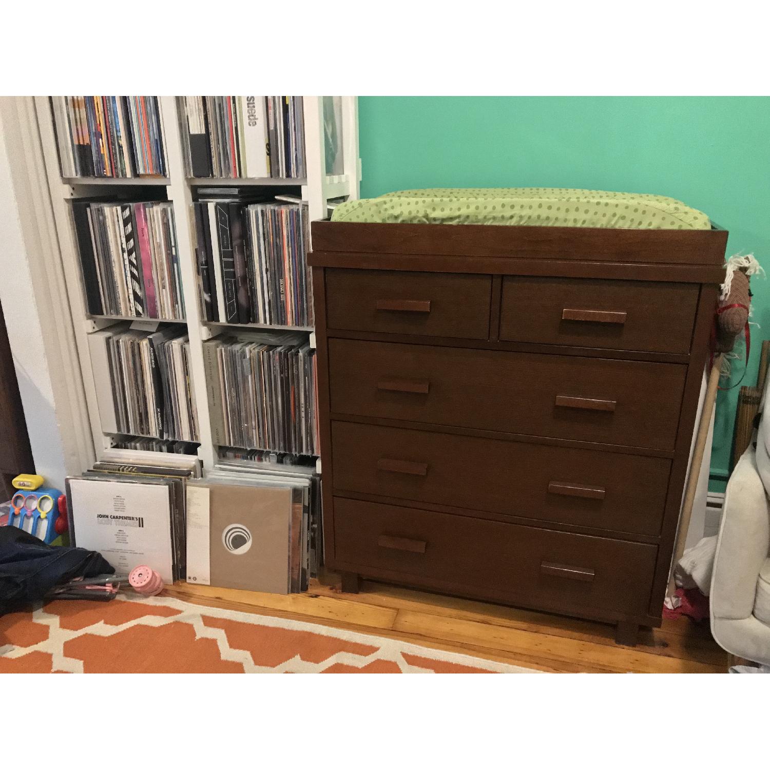 The Land of Nod 5 Drawer Dresser w/ Removable Changing Table - image-6