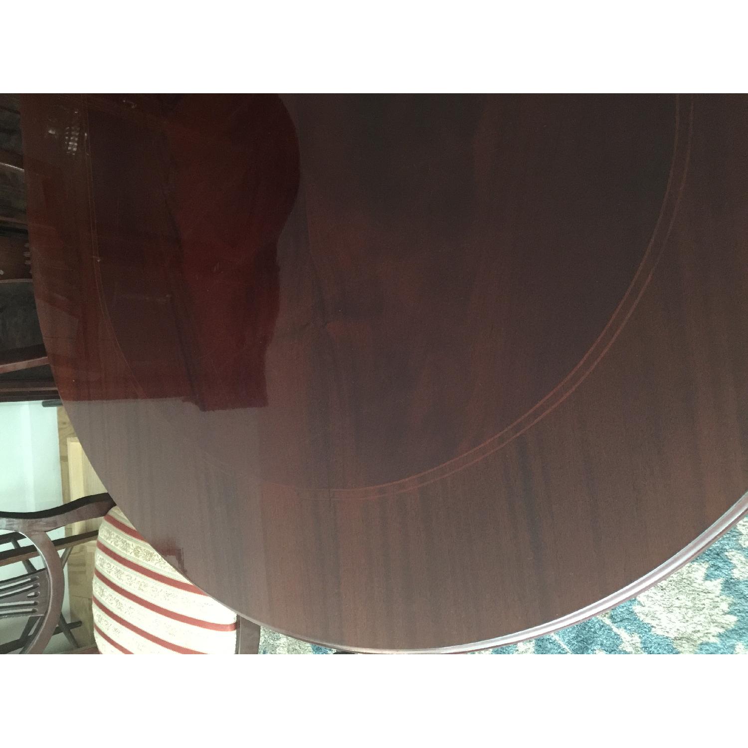 Italian Polished Wood 11 Piece Dining Set - image-1