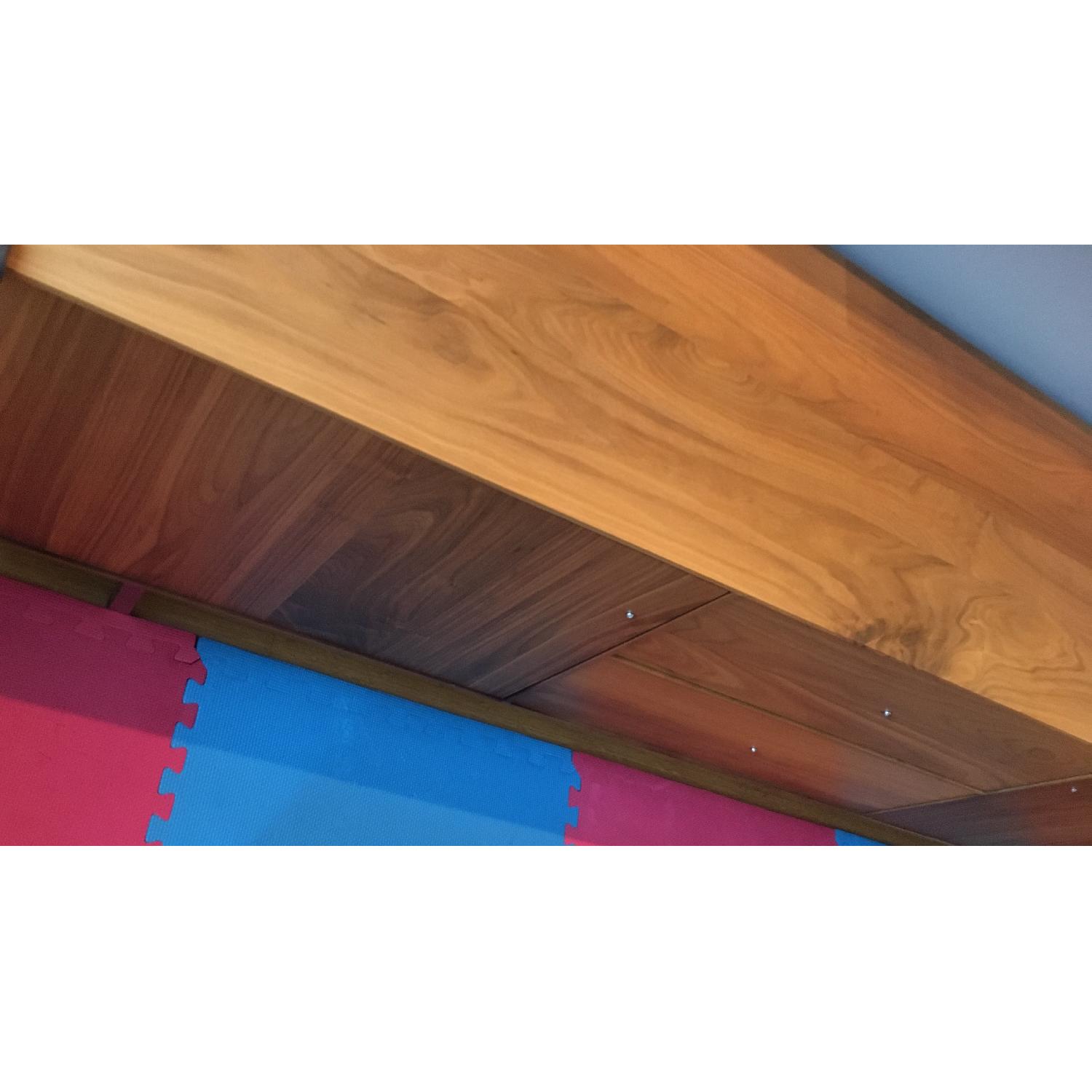 Room & Board Hudson Walnut Media Cabinet w/ Stainless Steel Hardware - image-6