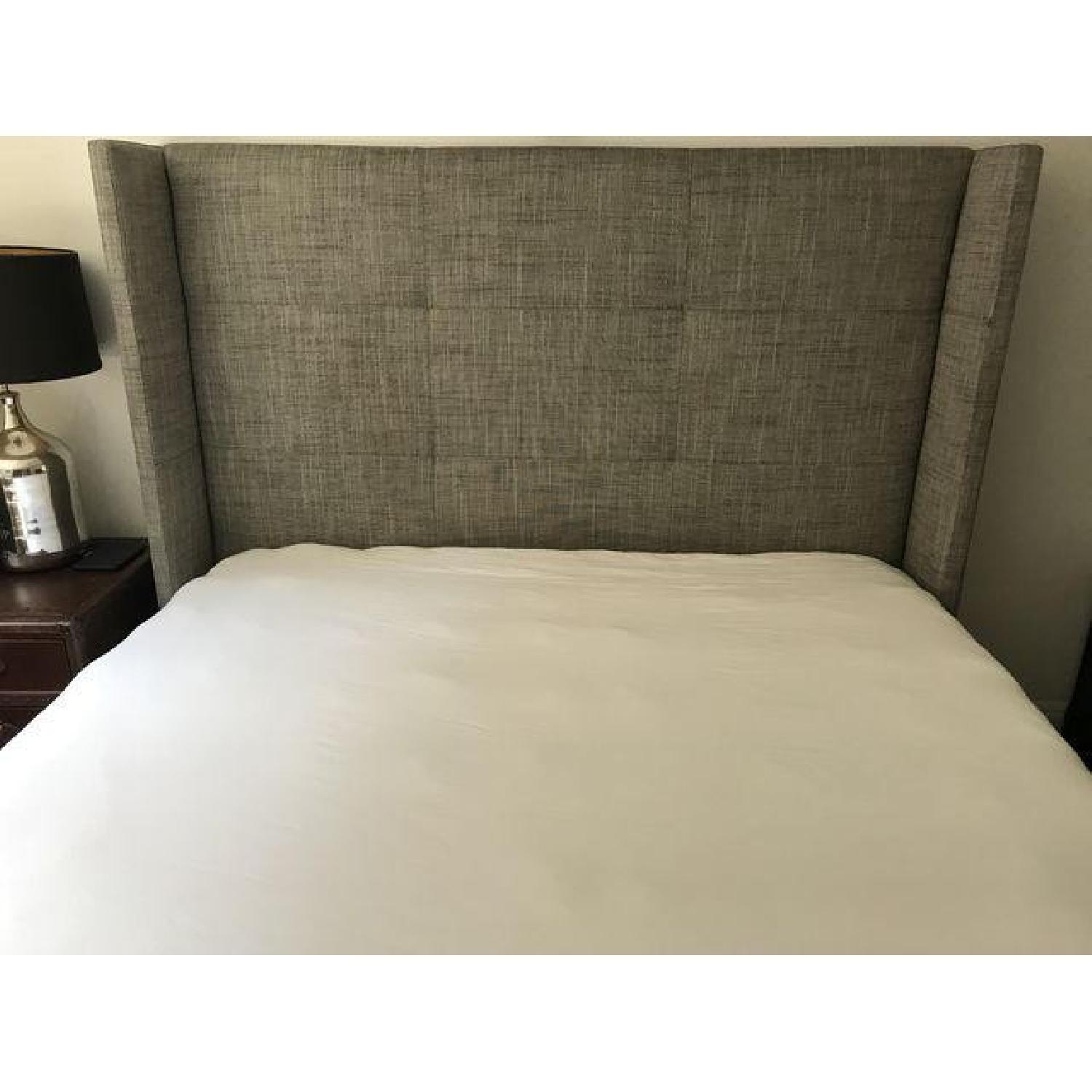 Custom Upholstered King Size Bed - image-1