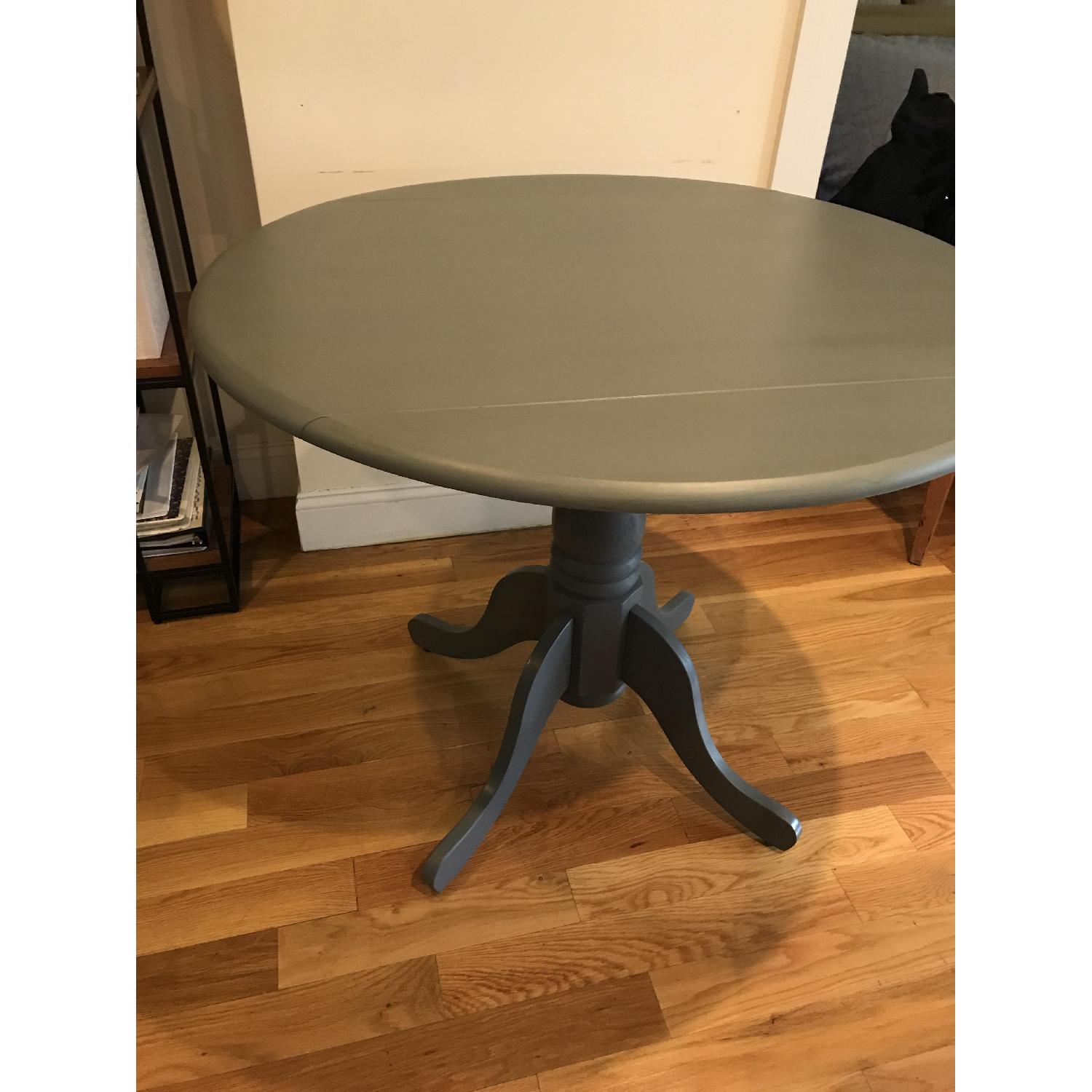 Drop Leaf Dining Table in Grey - image-2