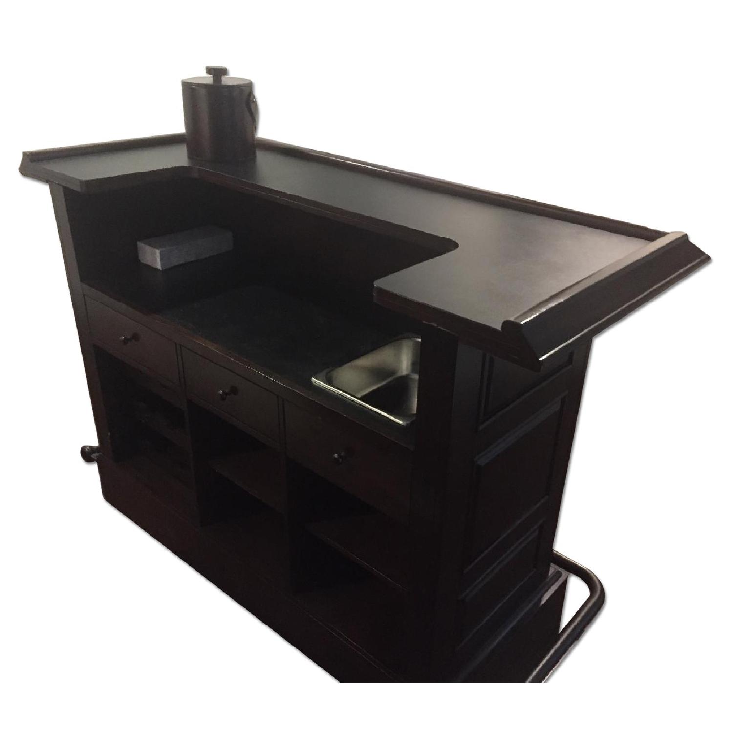 Bar Table w/ Storage & 2 Bar Stools - image-4