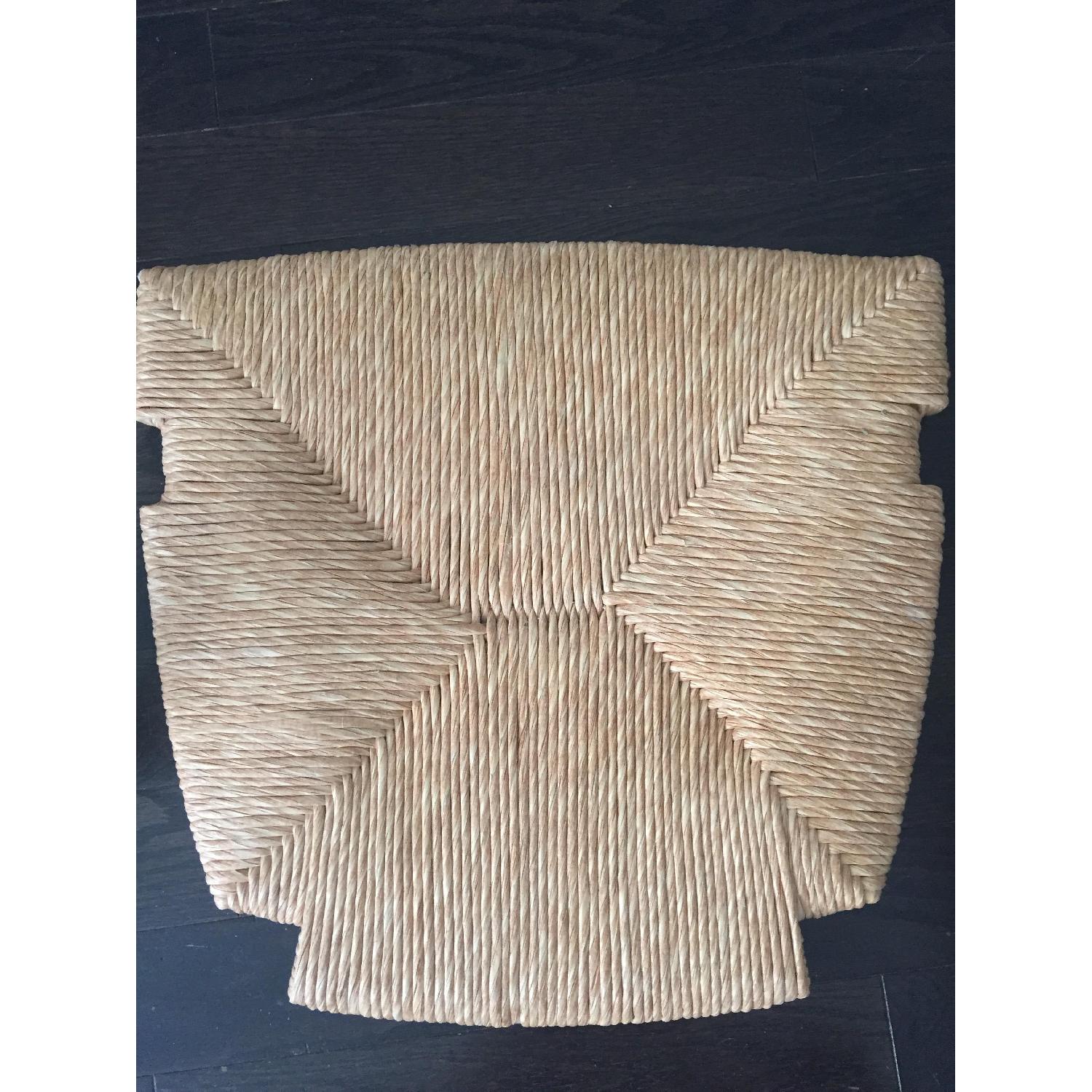 Drexel Heritage Distressed White Pine Wicker Chair - image-5
