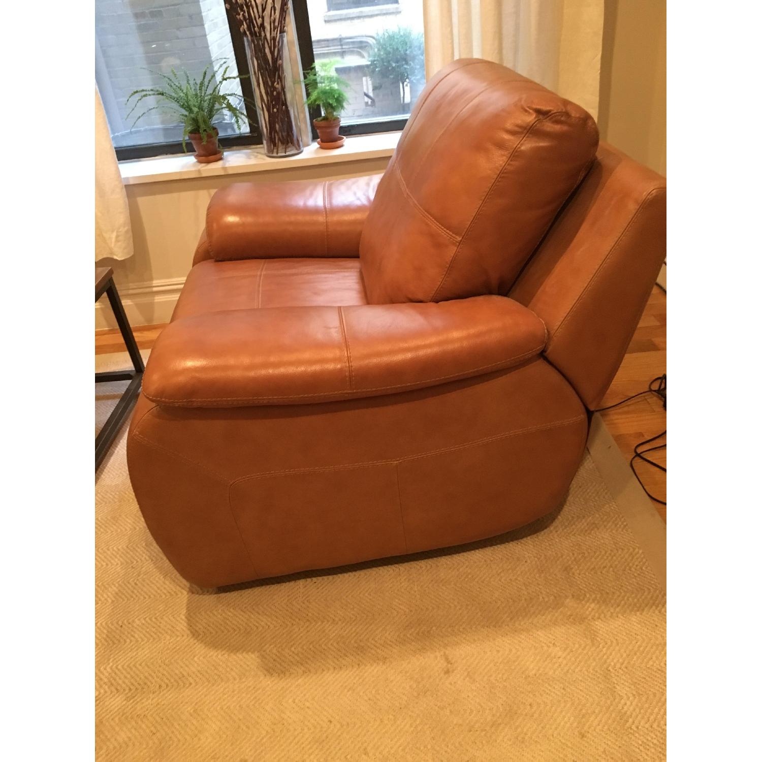 Raymour & Flanigan Leather Chair - image-2