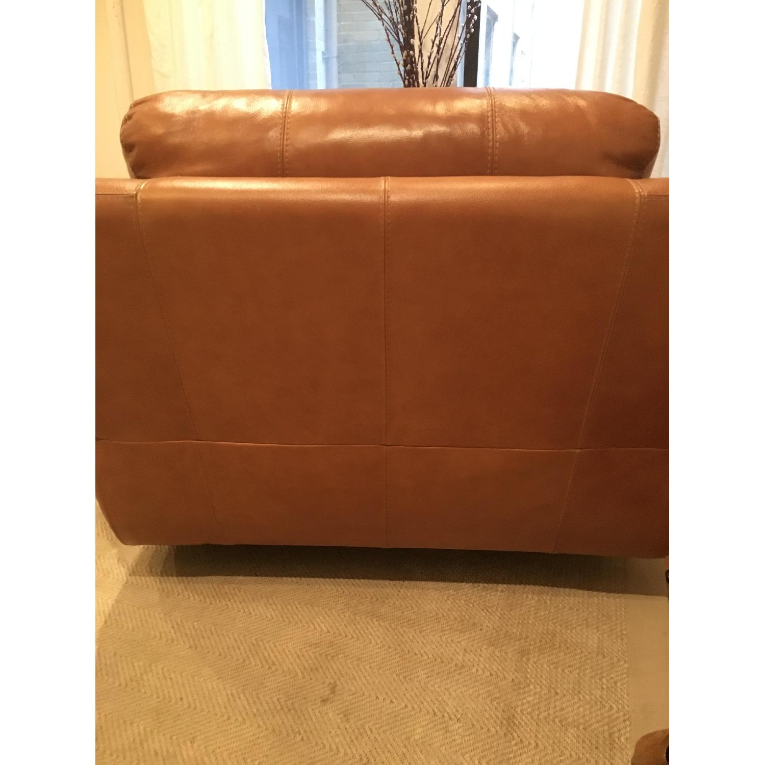 Raymour & Flanigan Leather Chair - image-4
