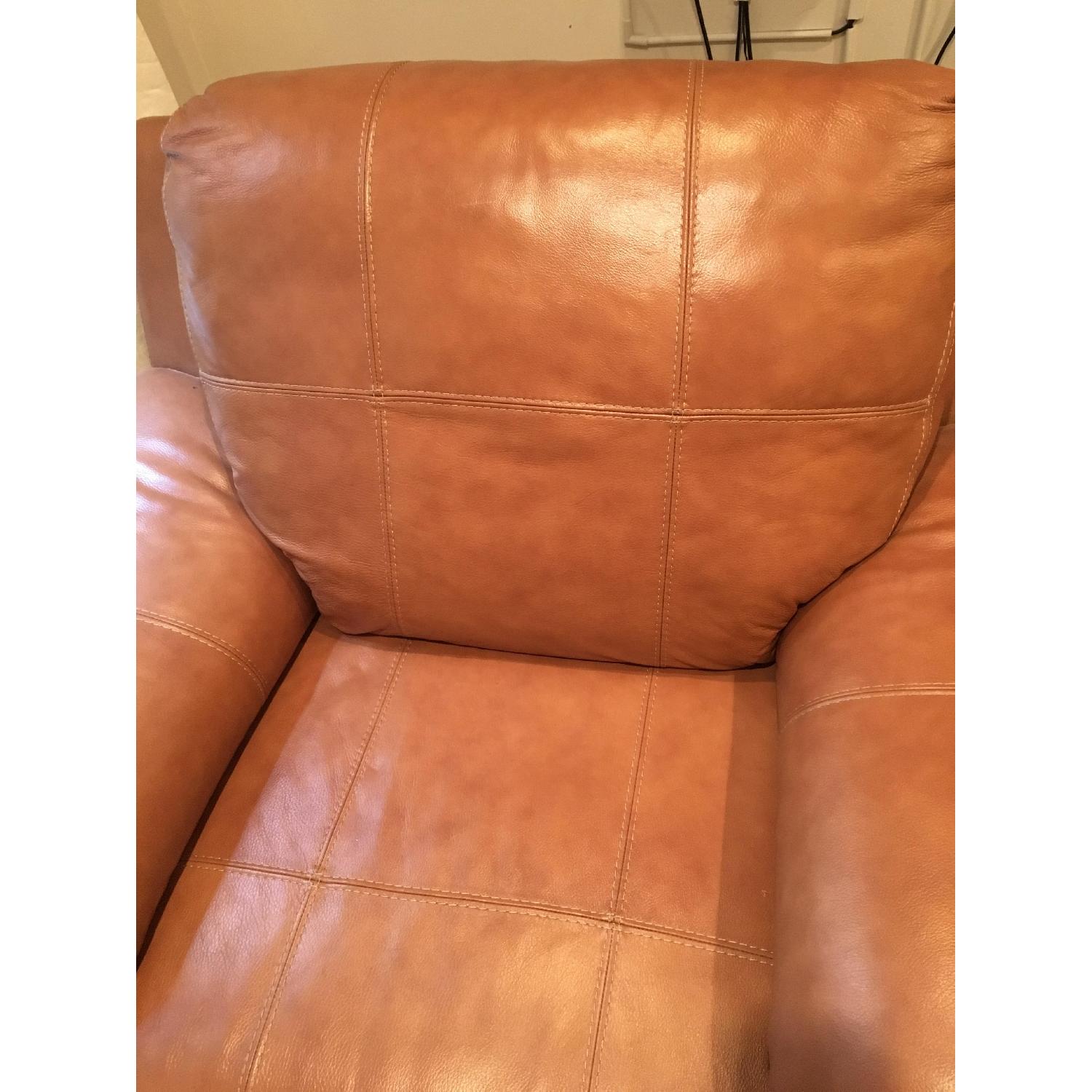 Raymour & Flanigan Leather Chair - image-6