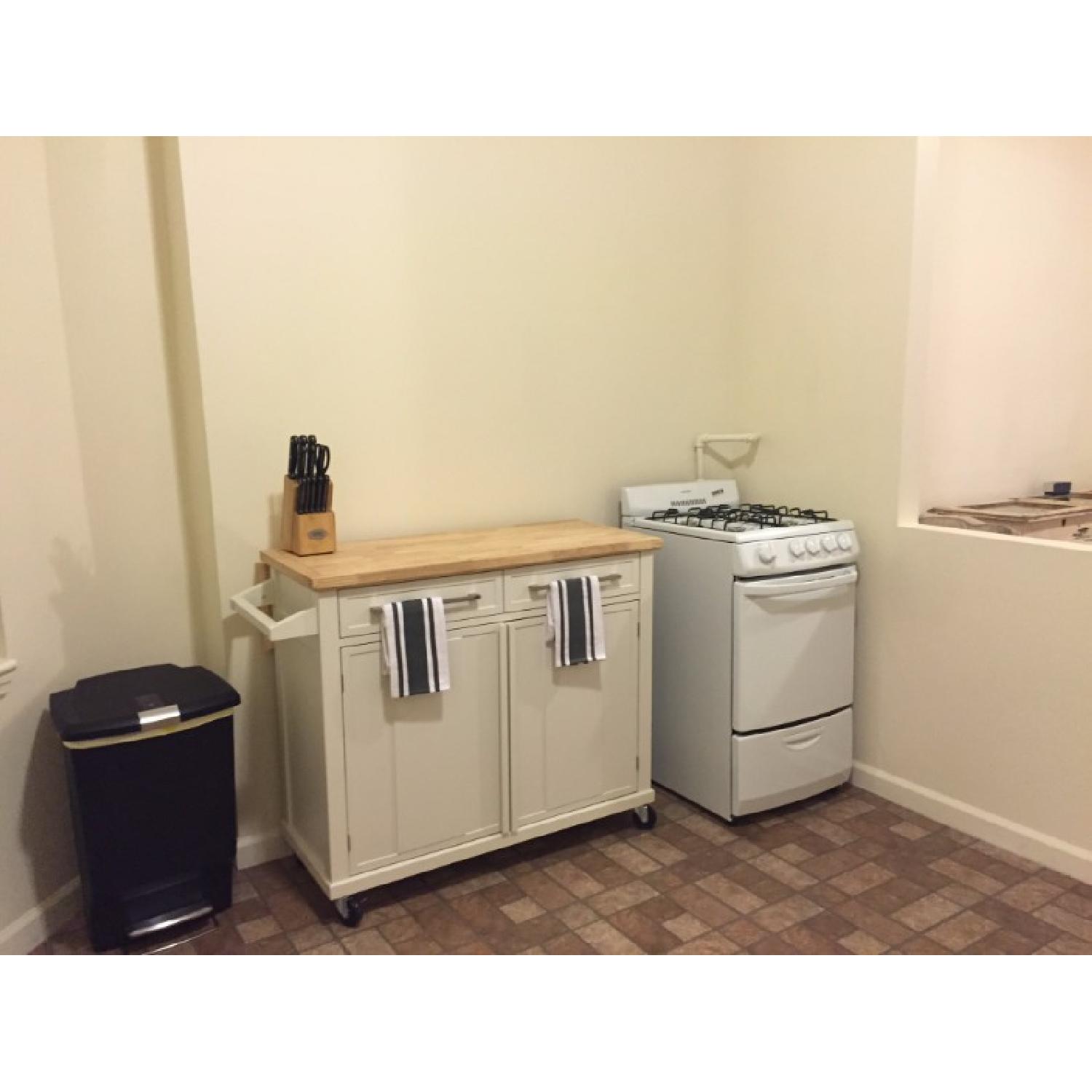 Kitchen Island w/ Butcher Block Countertop - image-3