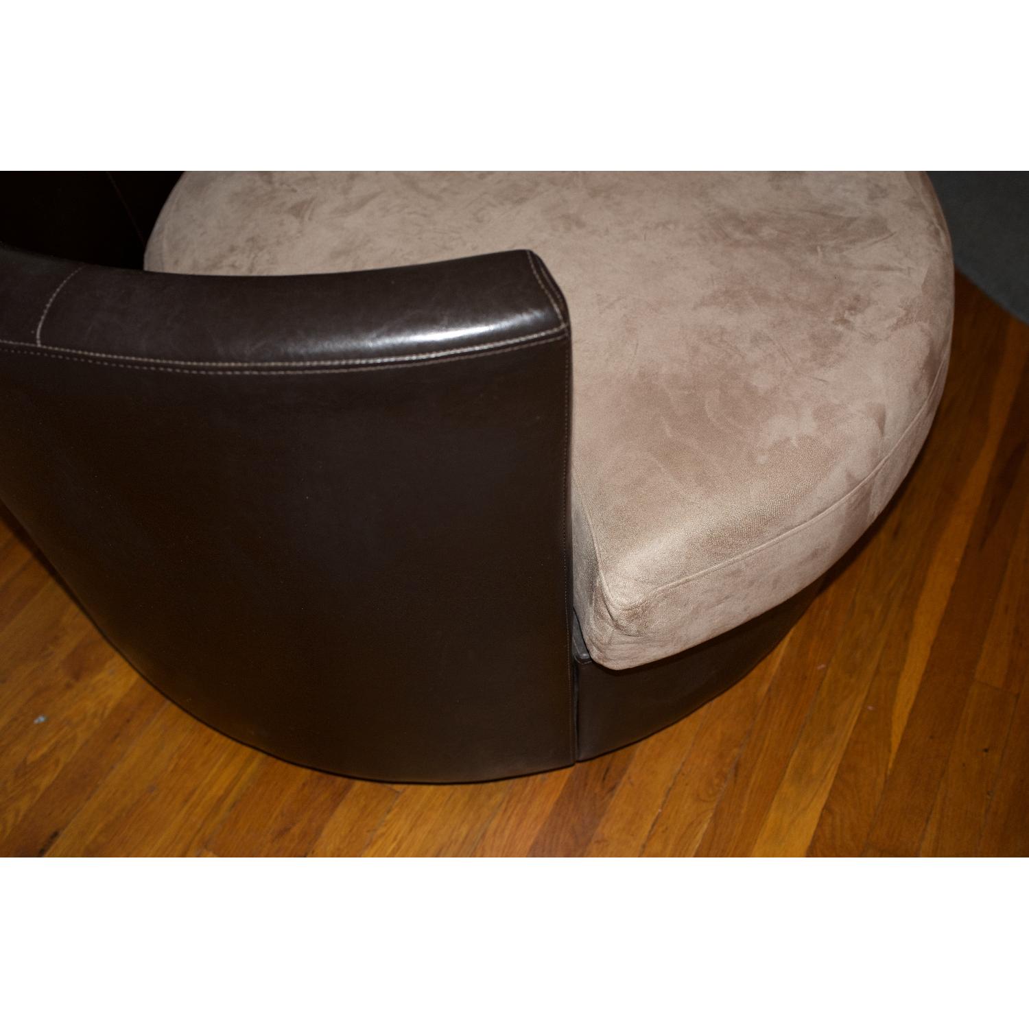 Faux Leather Loveseat - image-3