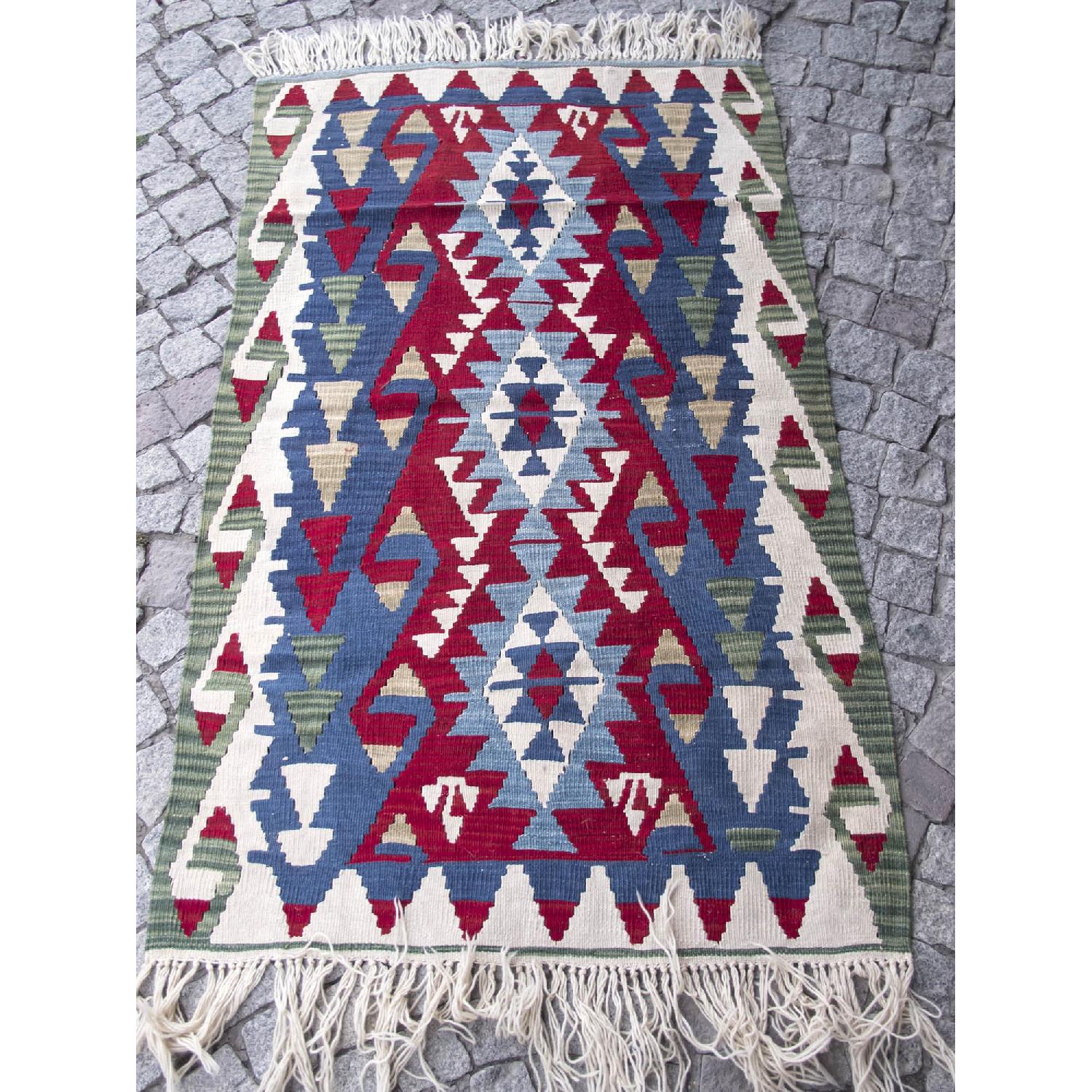 Vintage Turkish Kilim Rug - image-3