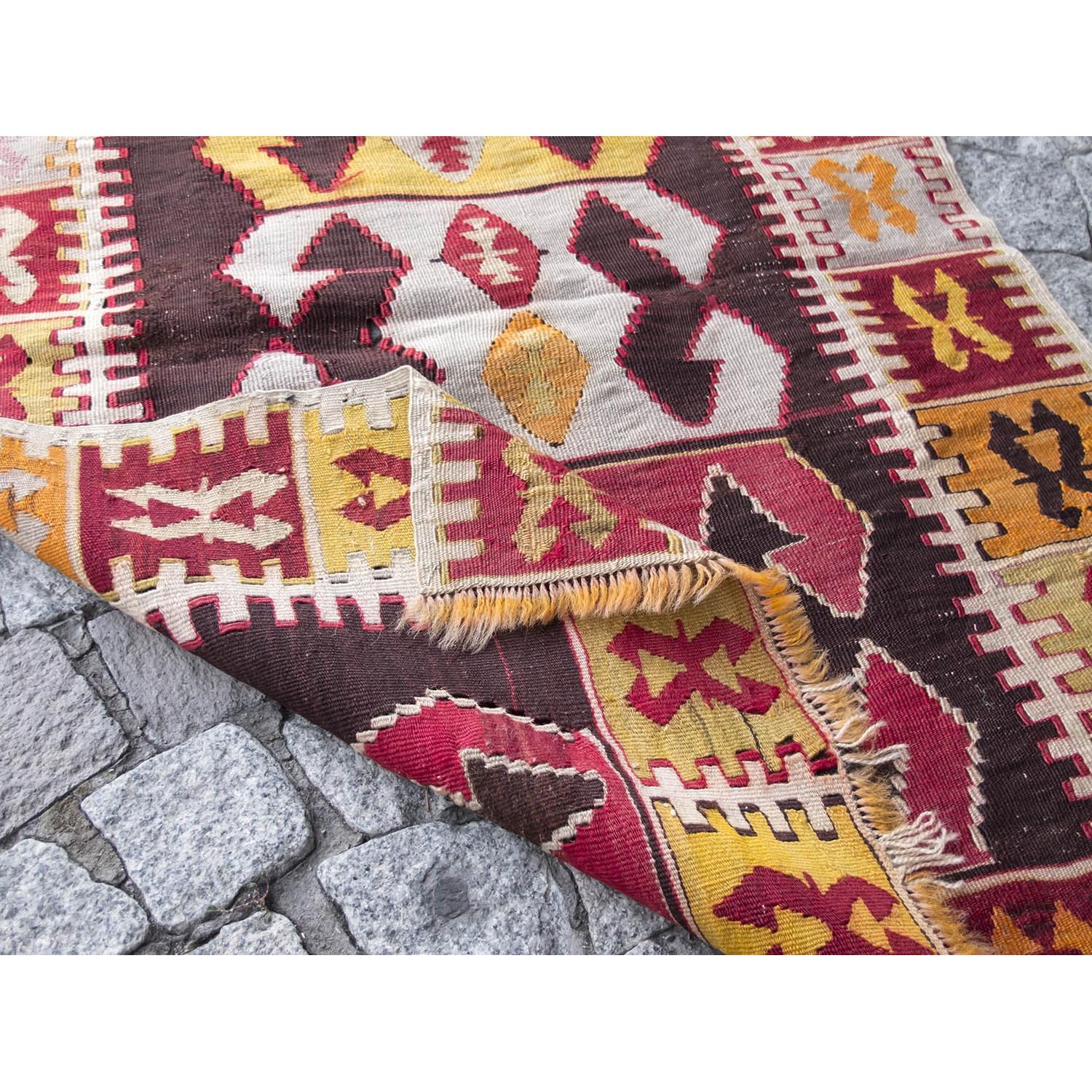 Vintage Turkish Kilim Rug - image-2