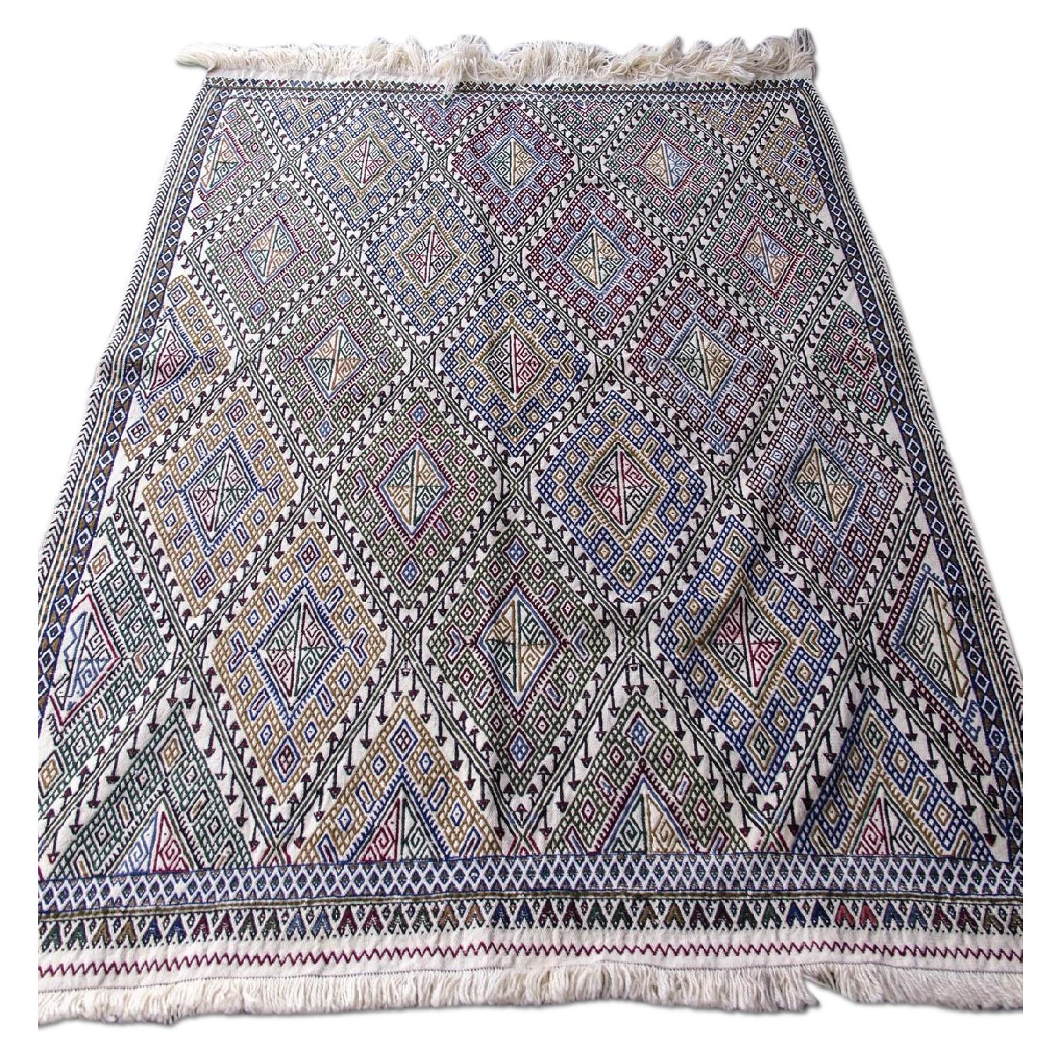 Vintage Turkish Kilim Rug - image-0