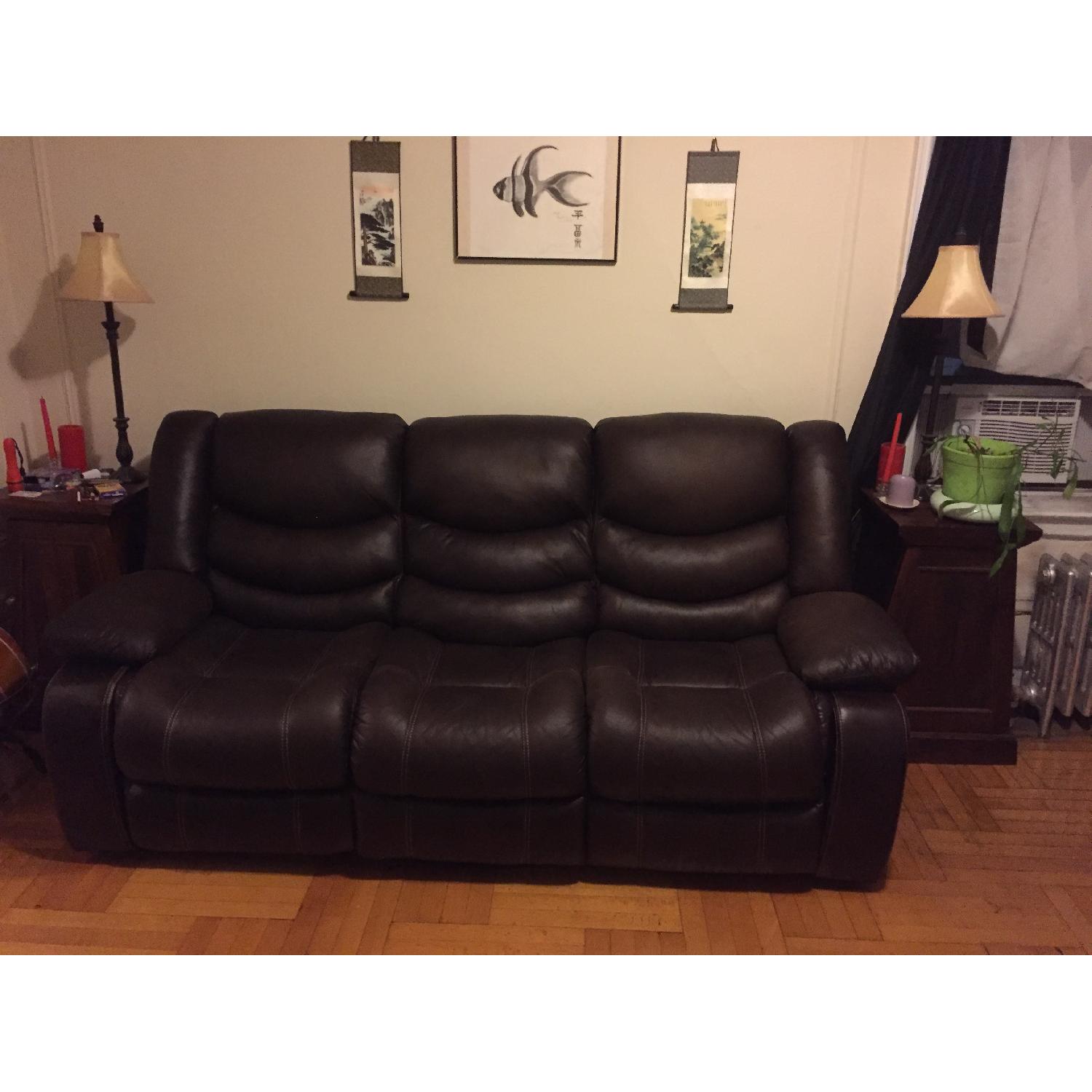 Bob's Hawk Eye Reclining Sofa + Loveseat - image-2