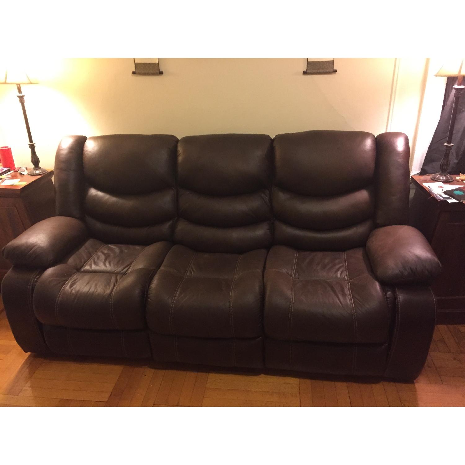 Bob's Hawk Eye Reclining Sofa + Loveseat - image-3