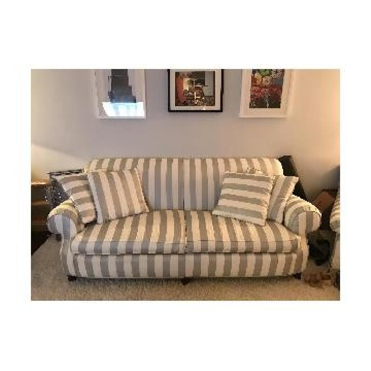 Baker Sofa Reupholstered in Kravet Fabric - image-2