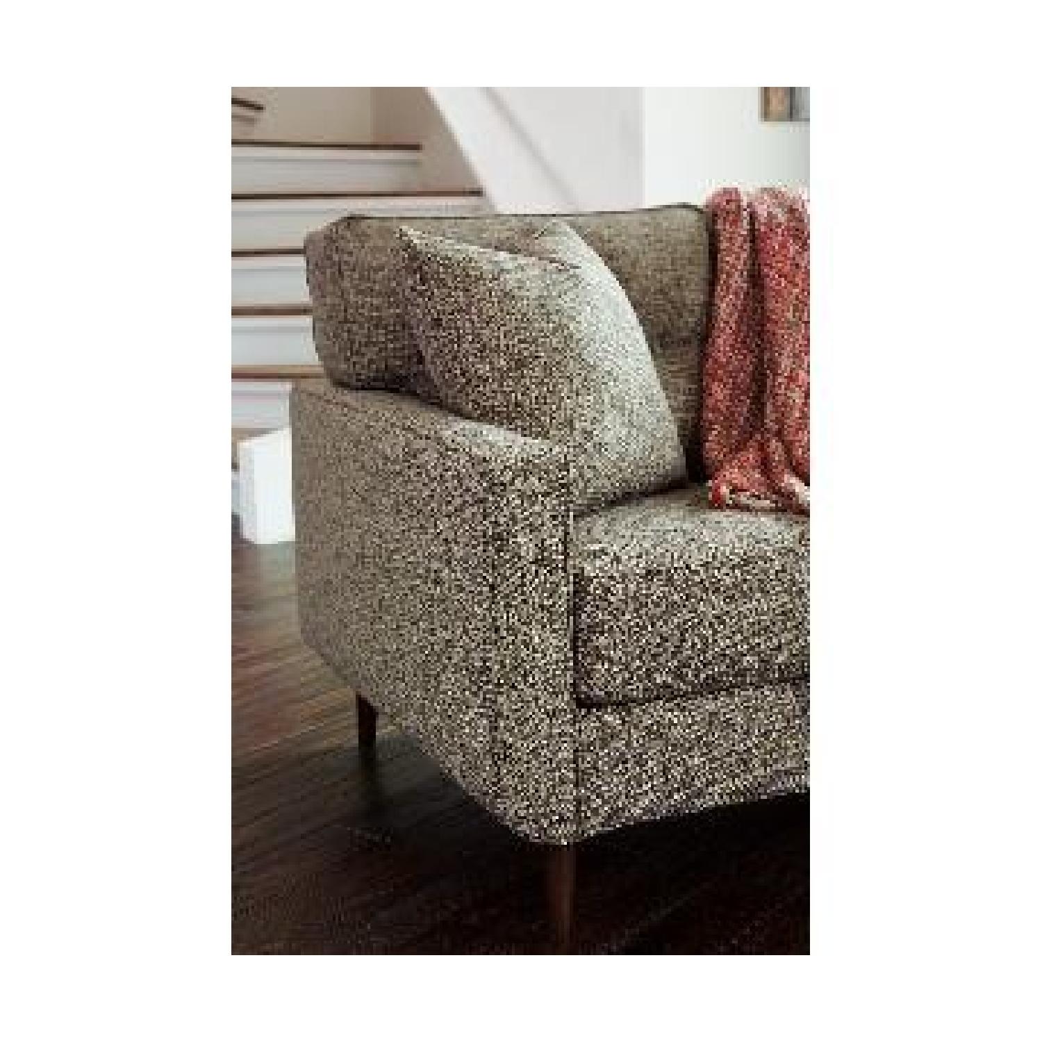Ashley's Chento Contemporary Loveseat in Jute Color - image-1