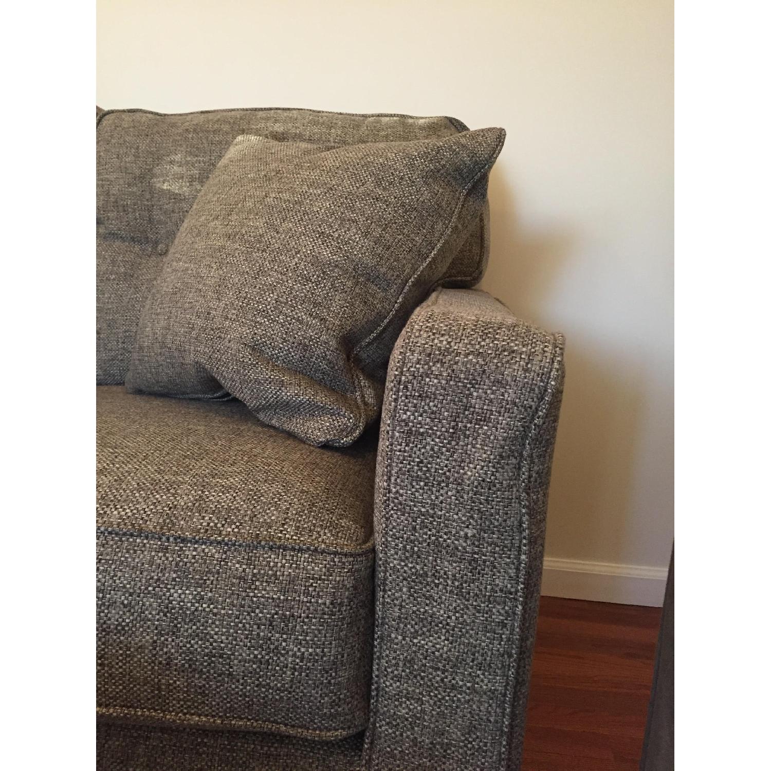 Ashley's Chento Contemporary Loveseat in Jute Color - image-6