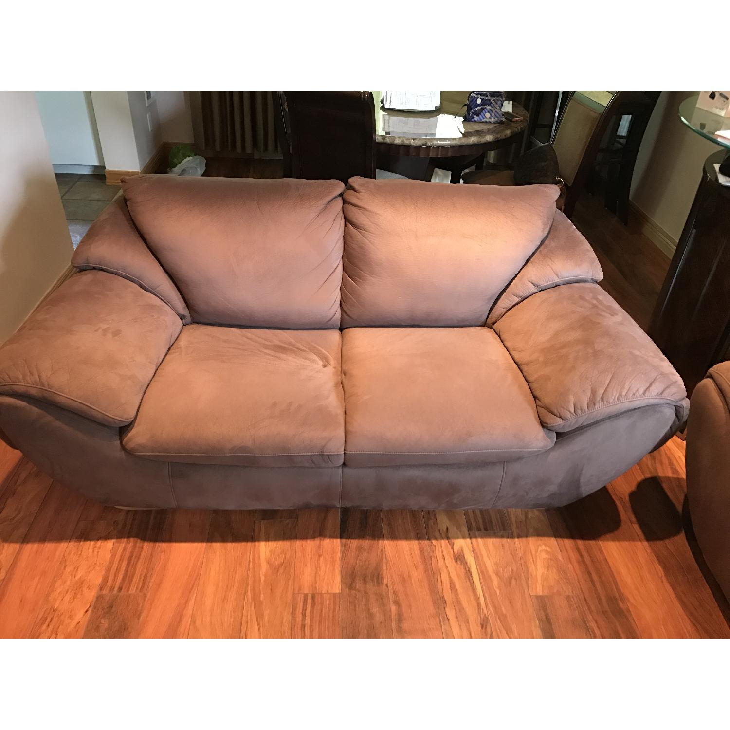 Natuzzi Gouffrage Sofa + Loveseat - image-2