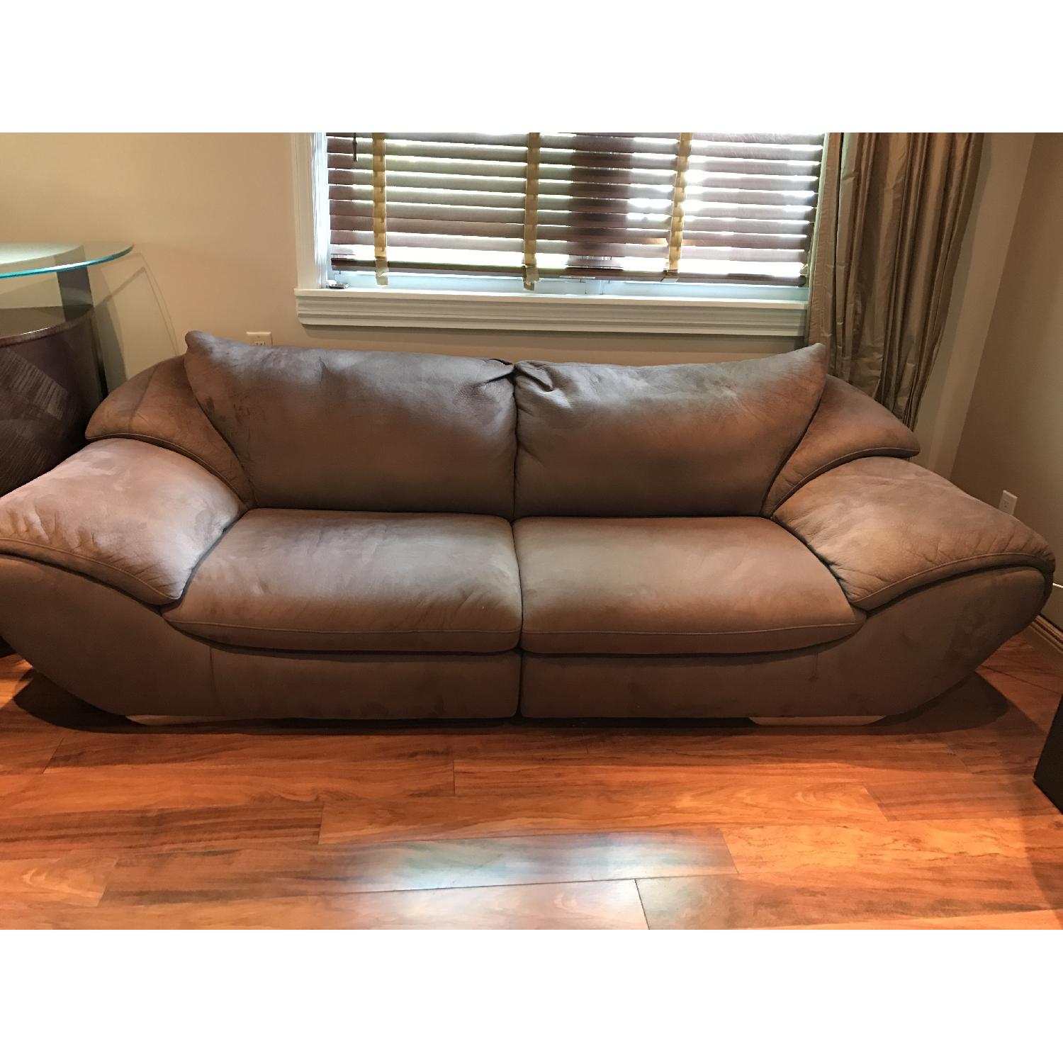 Natuzzi Gouffrage Sofa + Loveseat - image-3