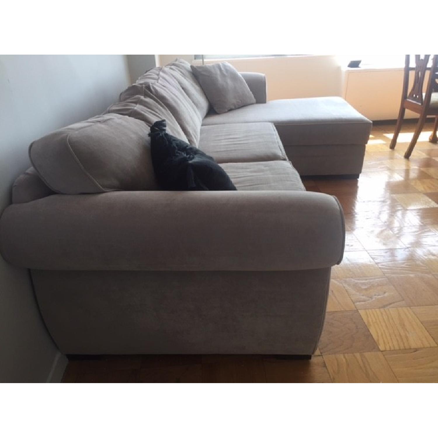 Macy's Queen Sleeper Sectional Sofa AptDeco